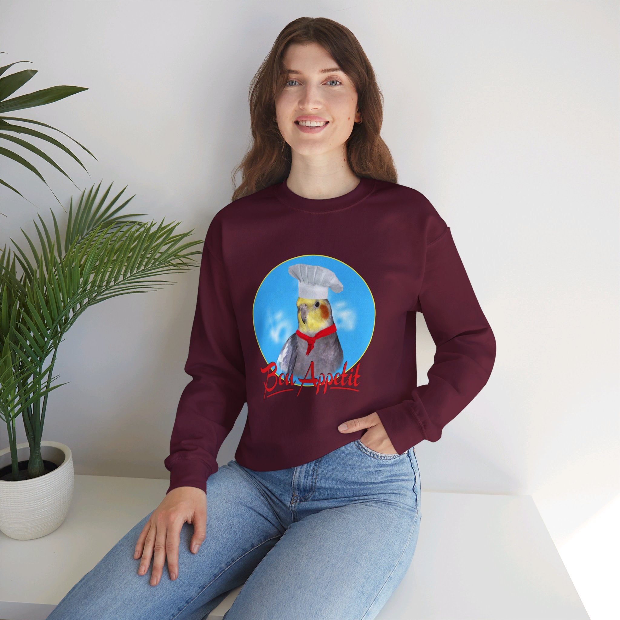 Bon Appetit Cockatiel Sweatshirt