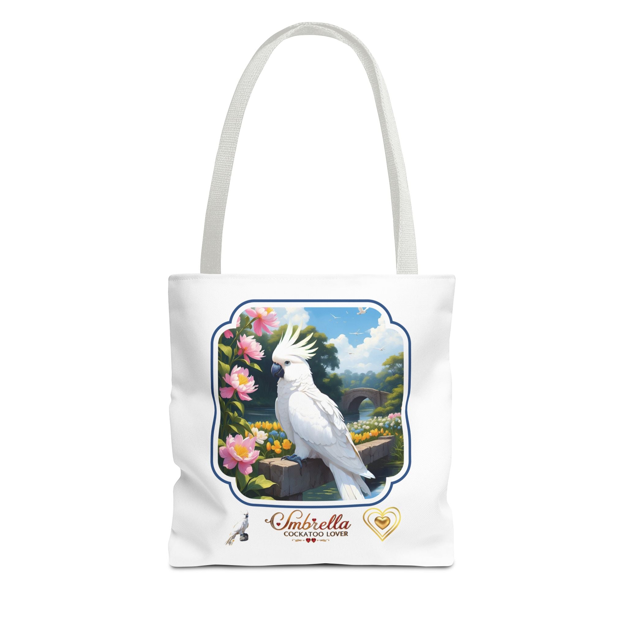 White Umbrella Cockatoo Lover Tote Bag