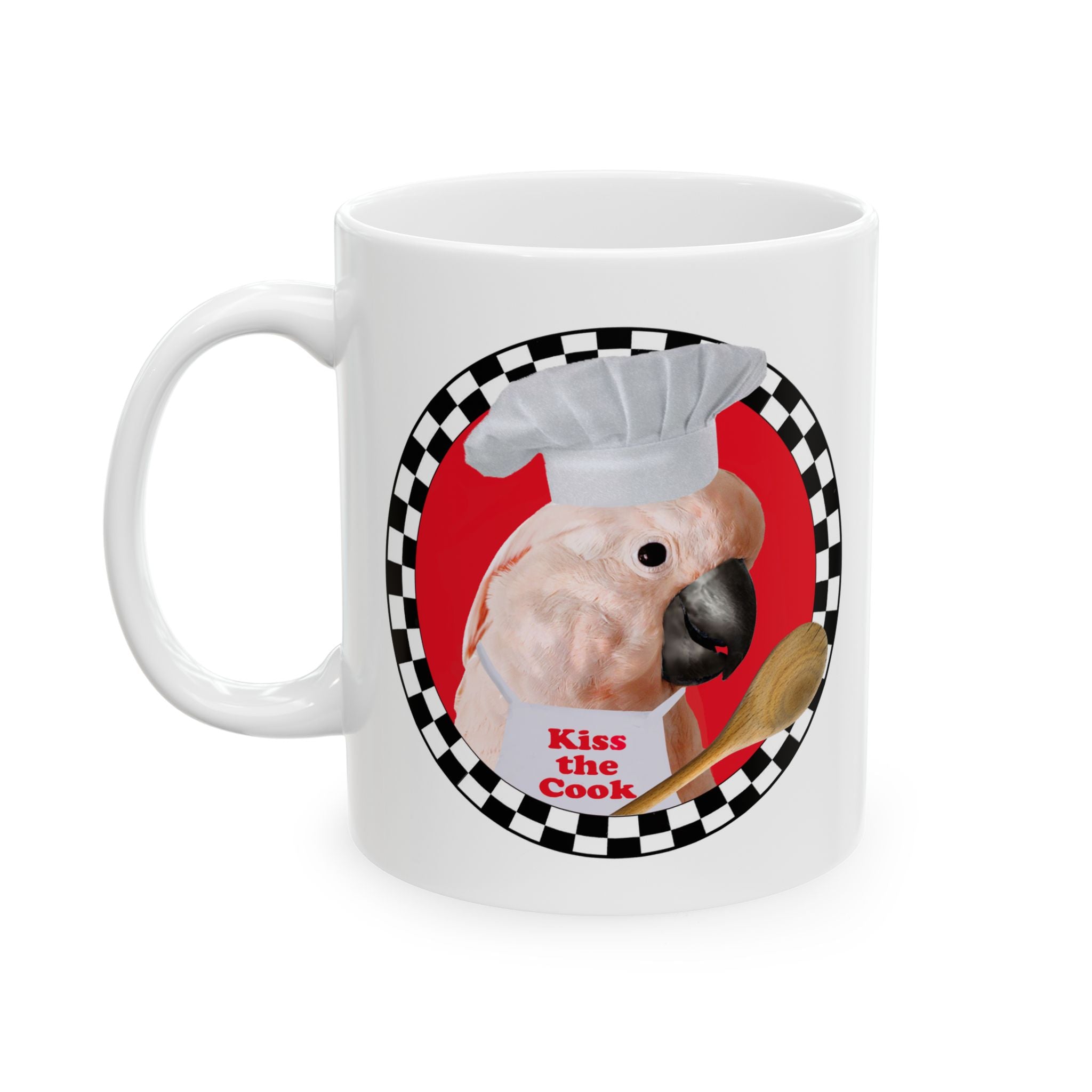Kiss The Cook Spoon Moluccan Mug