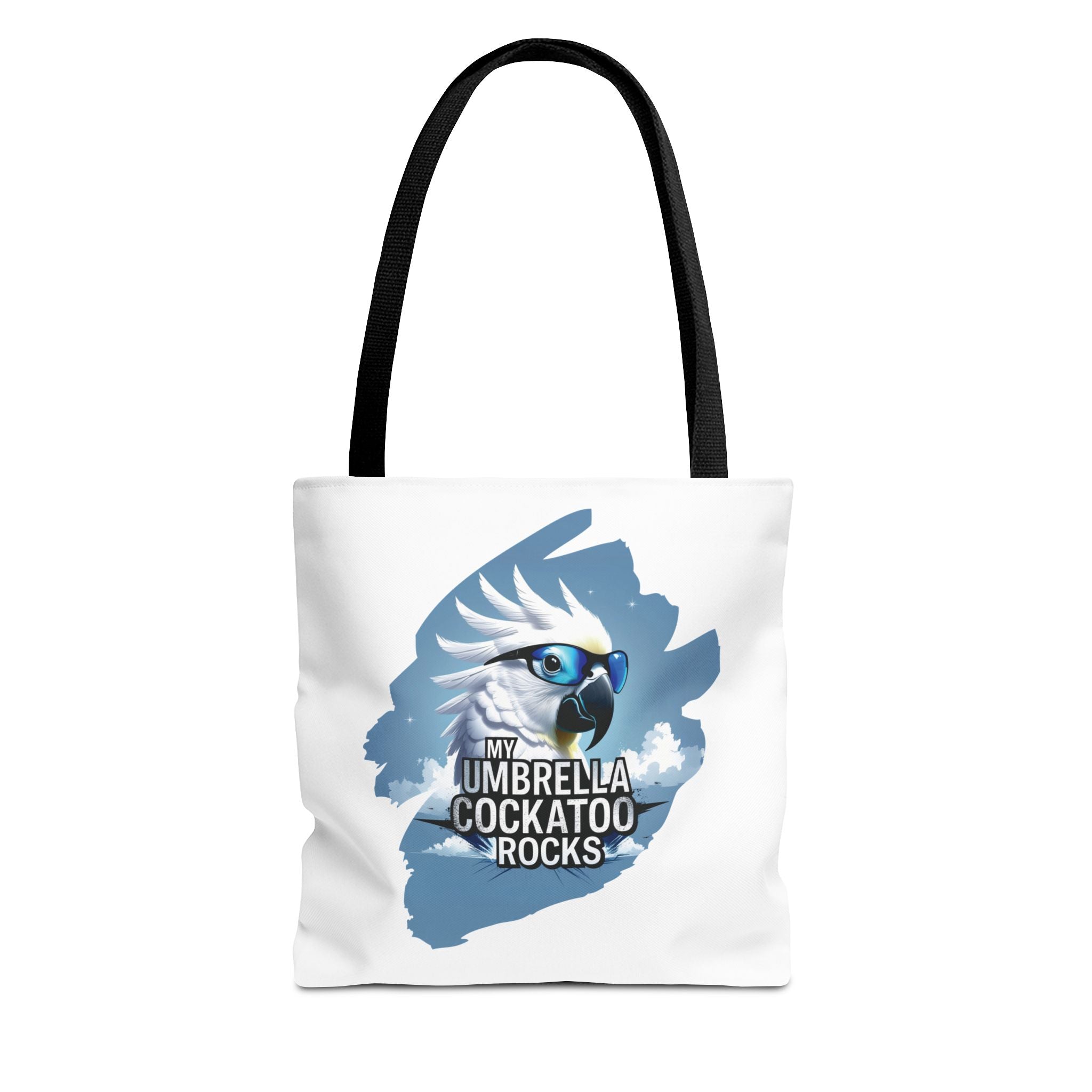 Umbrella Cockatoo Rocks Tote Bag