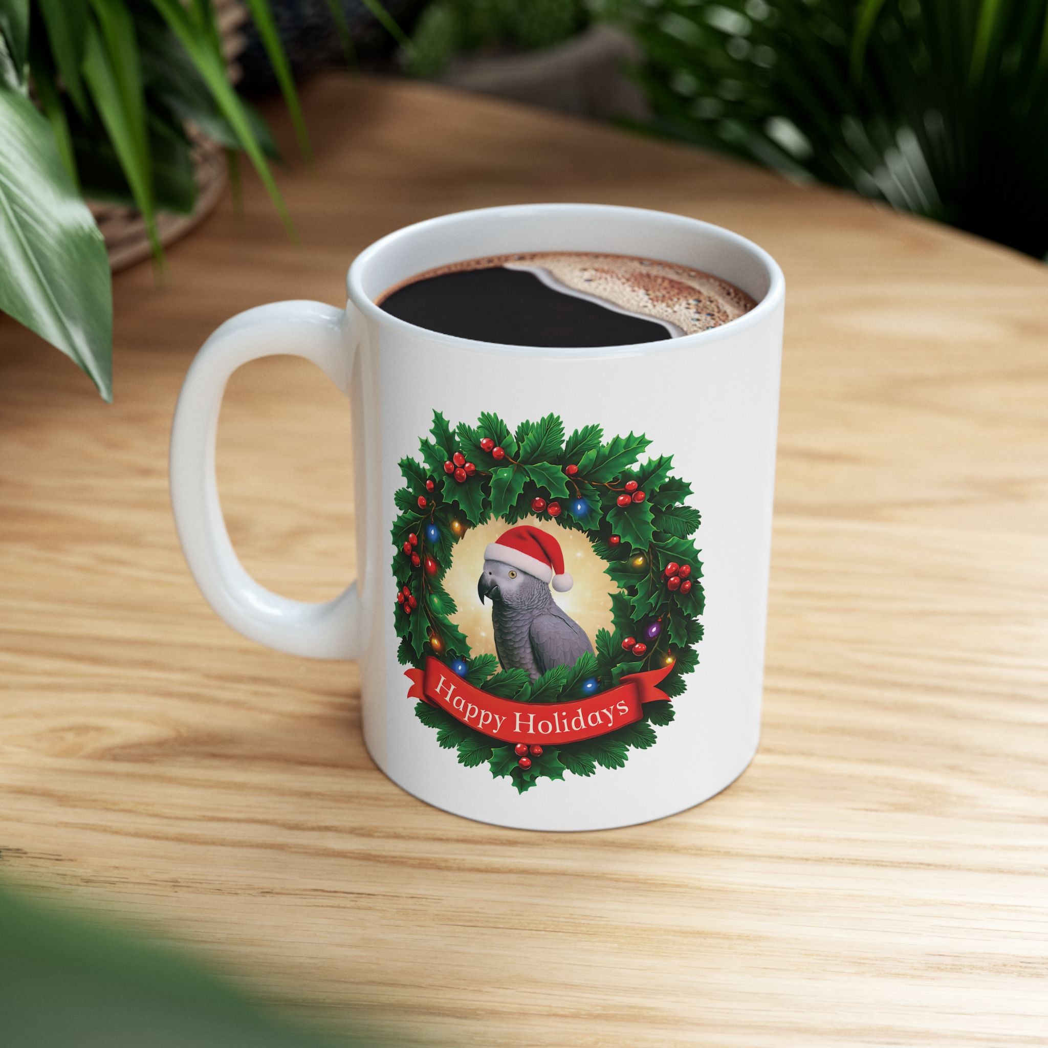 African Grey Rocks Ceramic Mug,