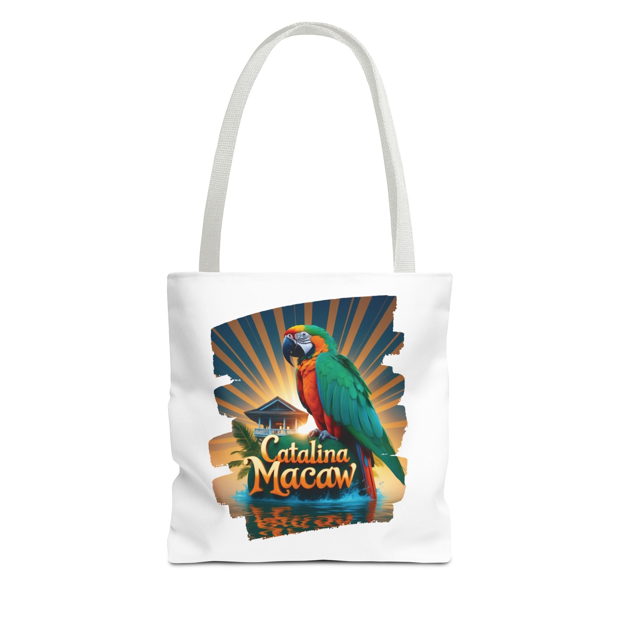 Catalina Macaw Sunburst Tote Bag