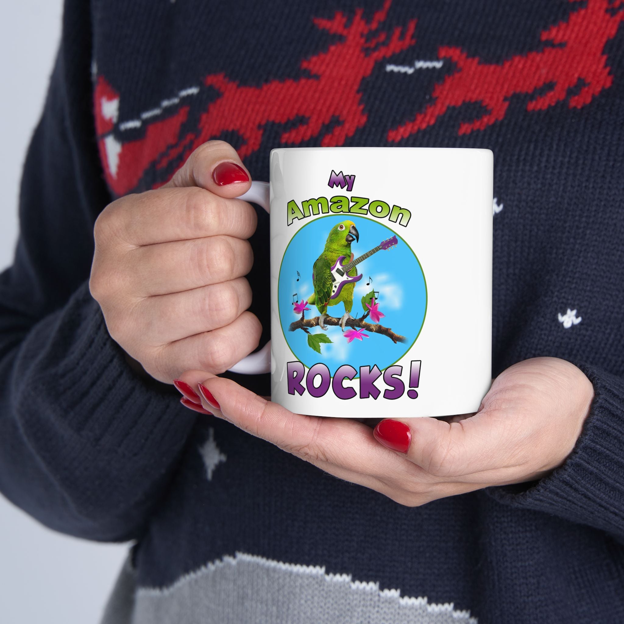 My Amazon Rocks Guitar Mug