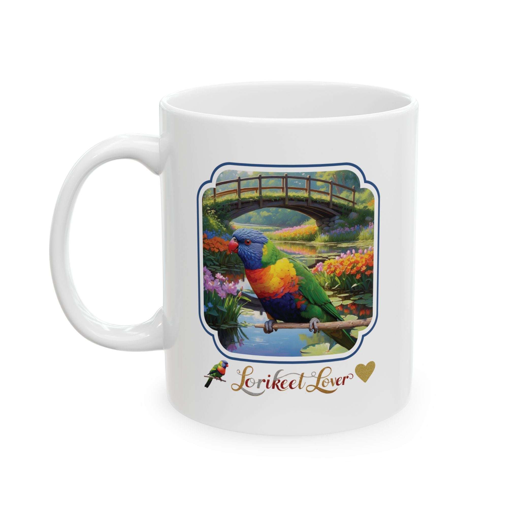 Lorikeet Lover Bridge Scenic Mug