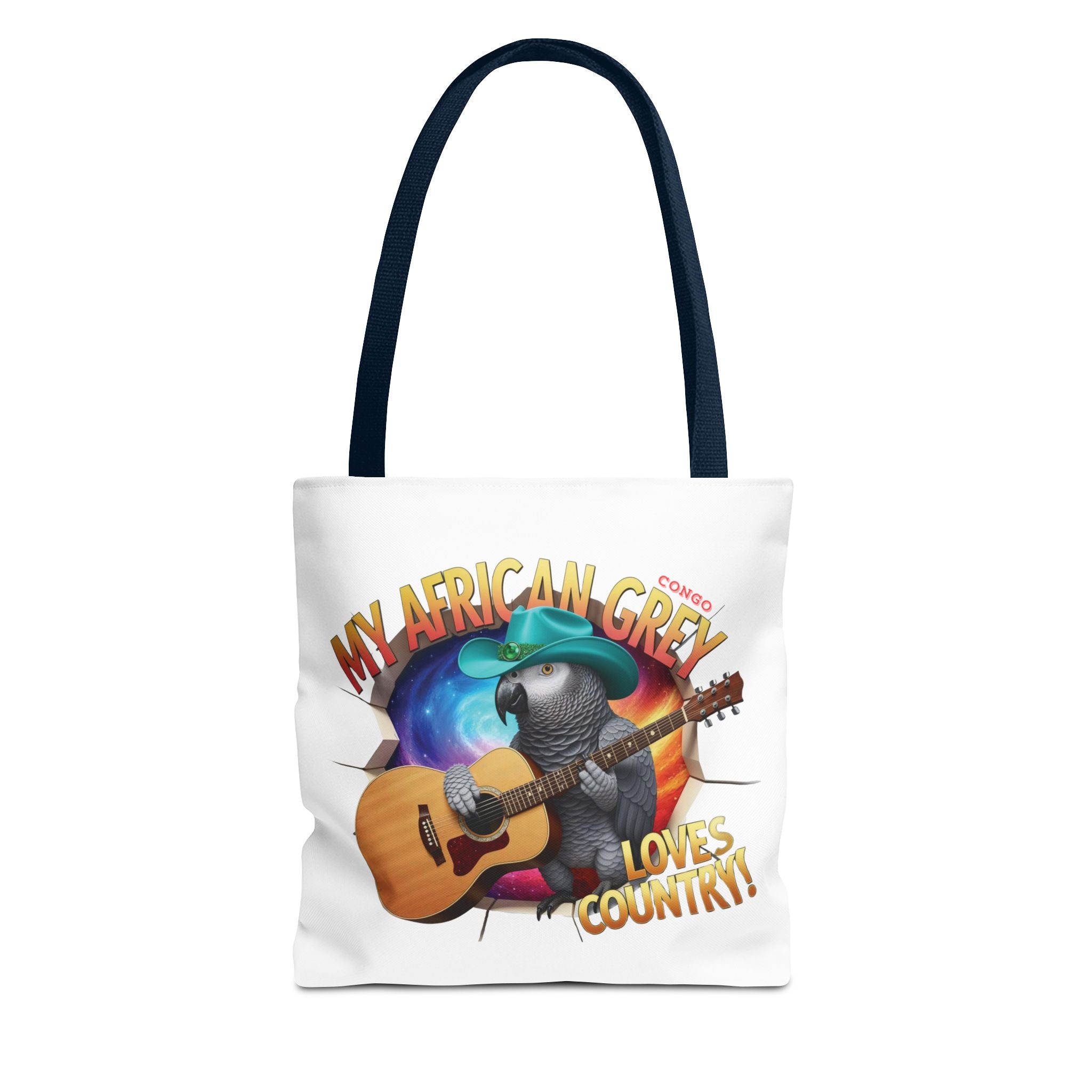 African Grey Congo Loves Country Tote Bag