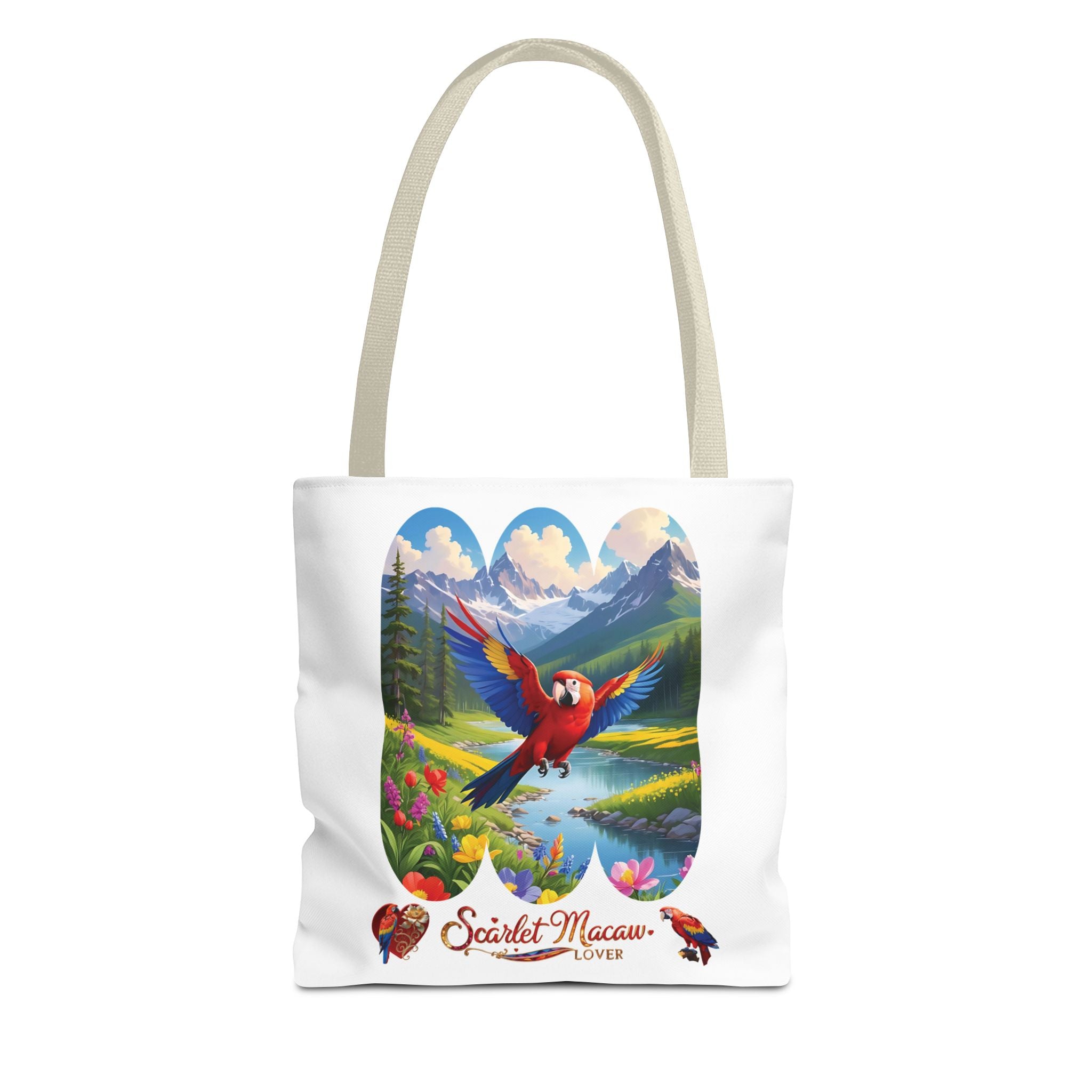 Scarlet Macaw Lover Nature Tote Bag
