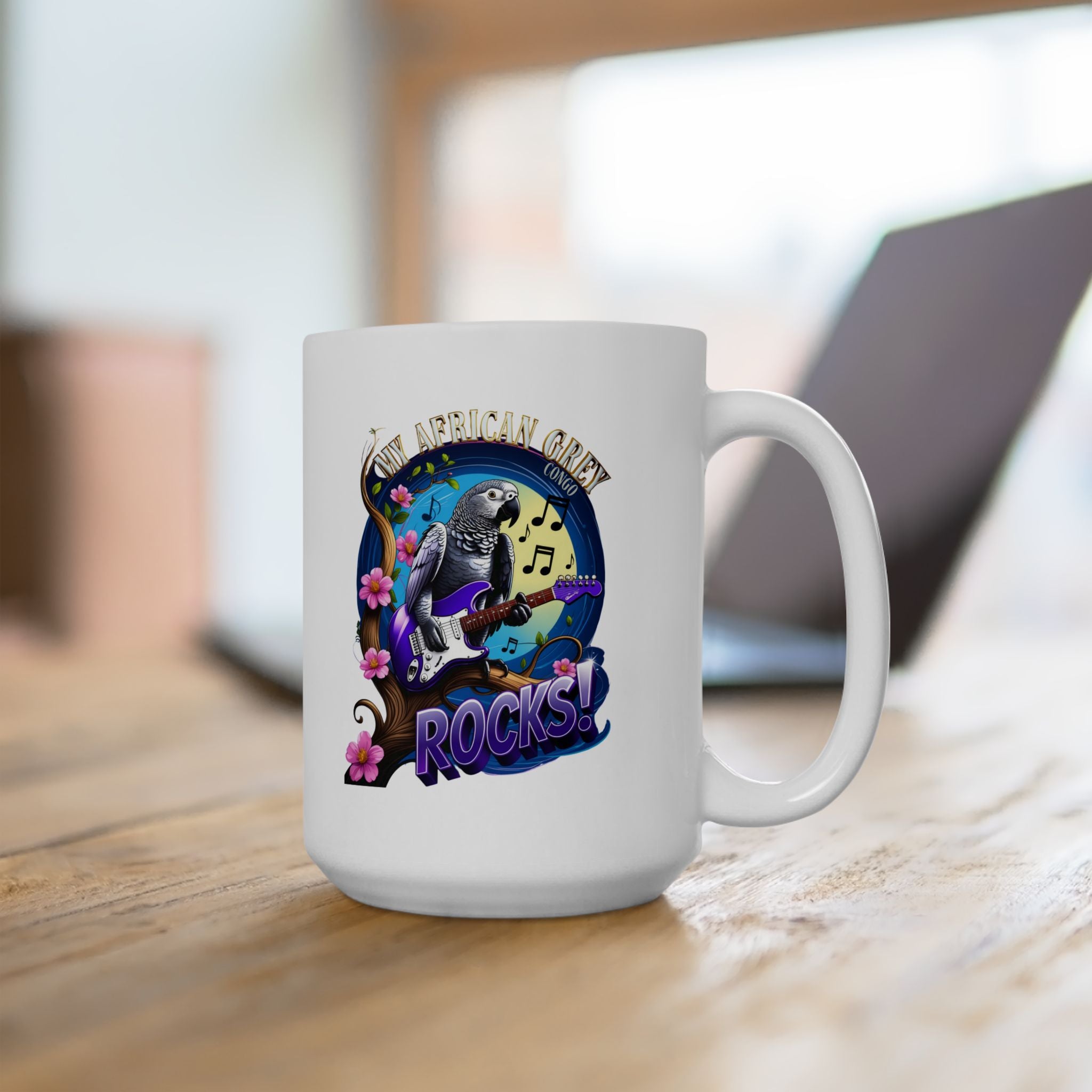 African Grey Congo Mug