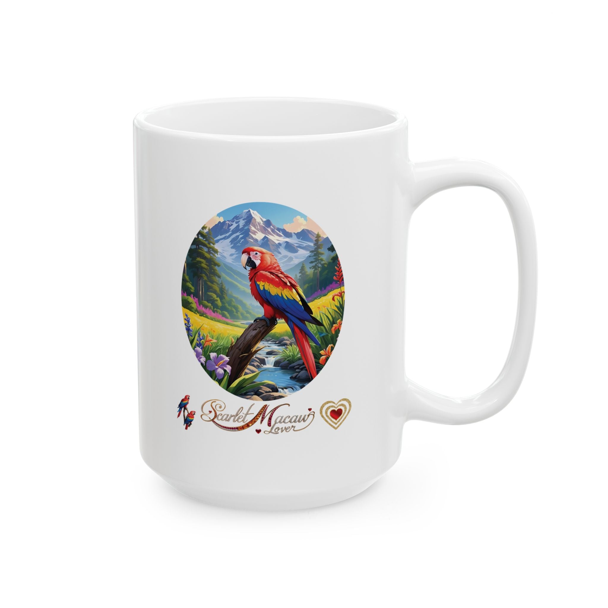 Nature Scarlet Macaw Lover Mug