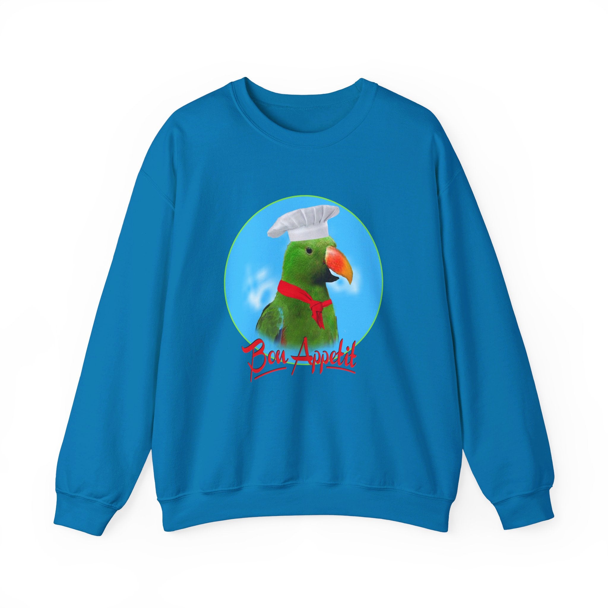Bon Appetit Green Eclectus Sweatshirt