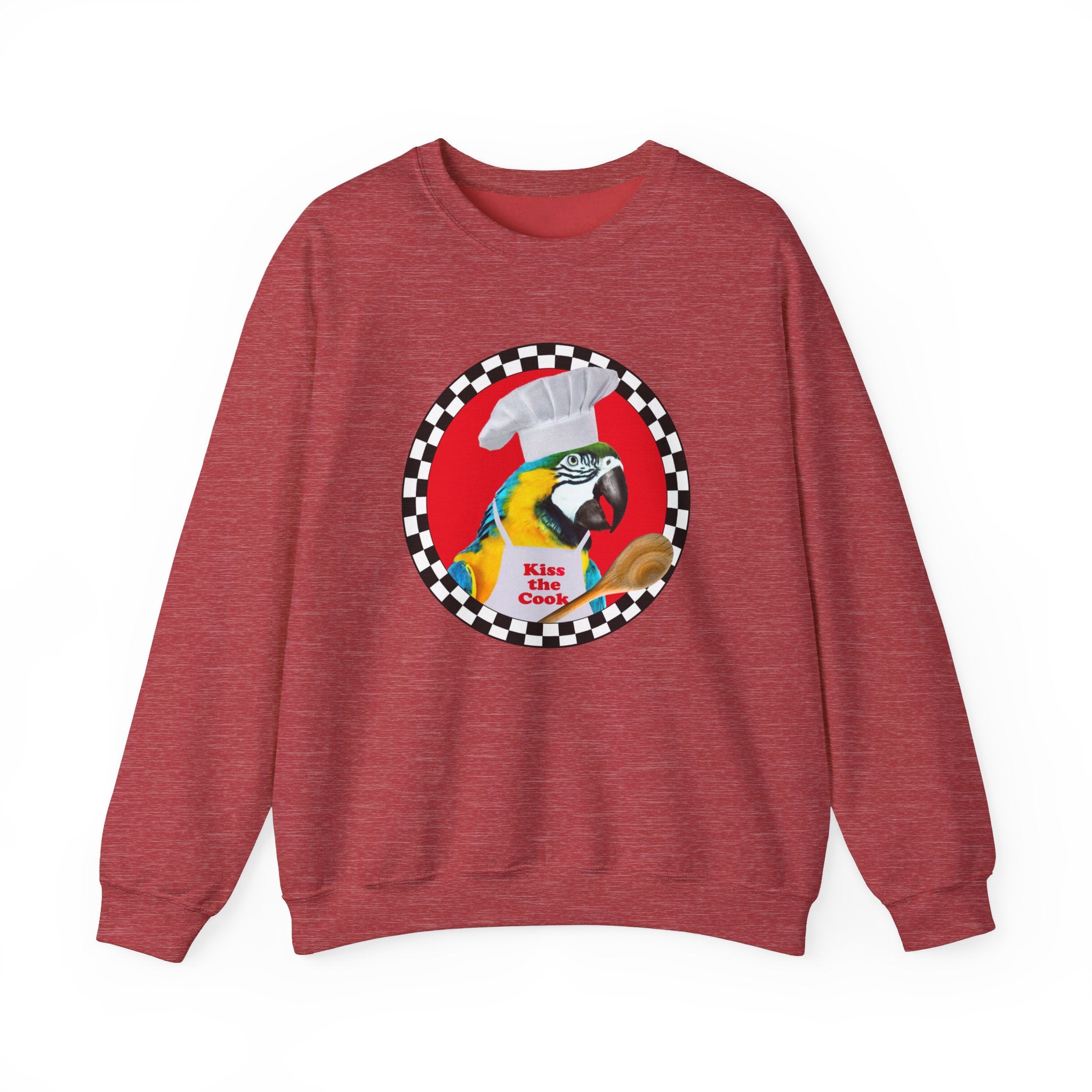 Kiss The Cook Spoon Blue And Gold Sweatshirt