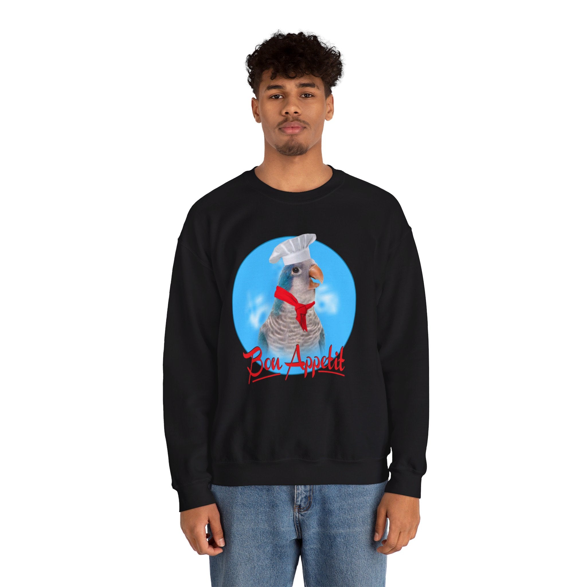 Bon Appetit Blue Quaker Sweatshirt