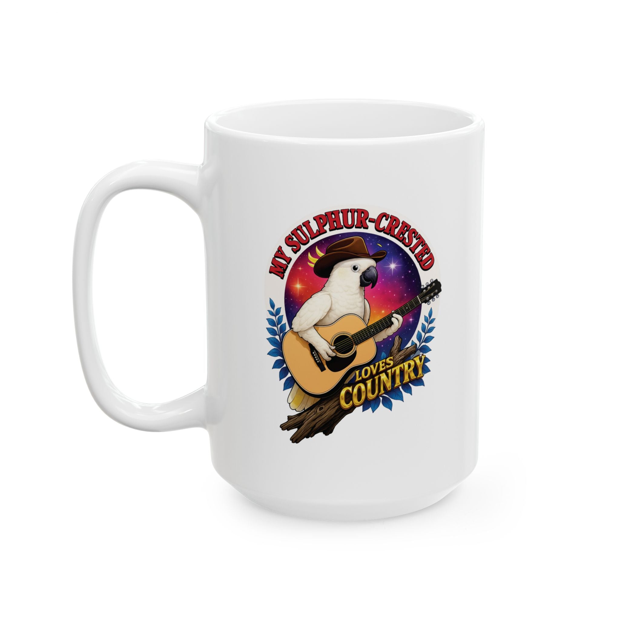 Sulphur-Crested Loves Country Mug
