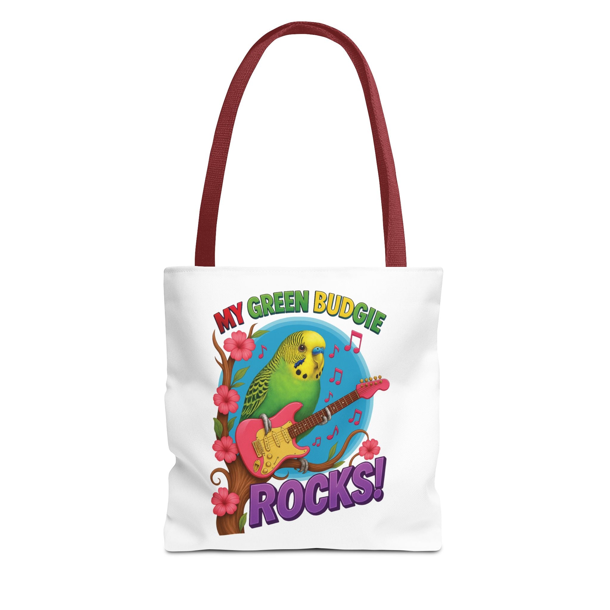 My Green Budgie Rocks Tote Bag