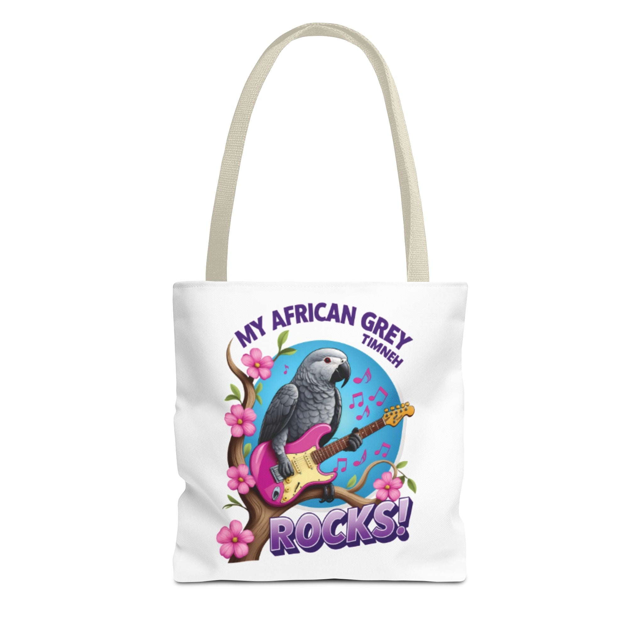 African Grey Timneh Rocks Tote Bag