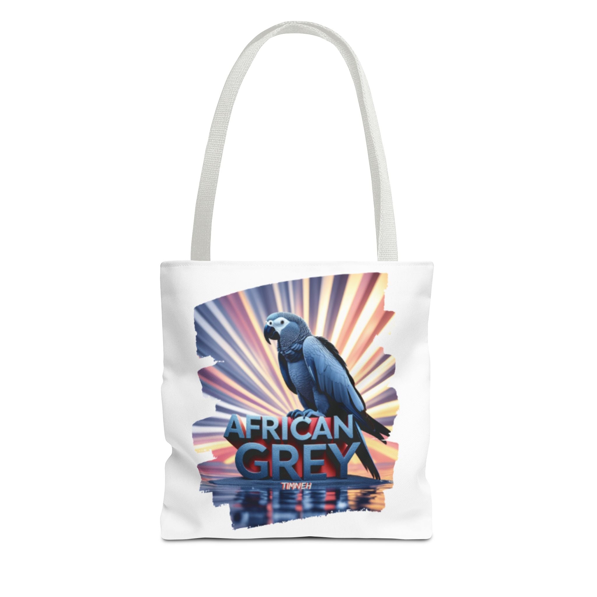 Rainbow African Grey Timneh Tote Bag