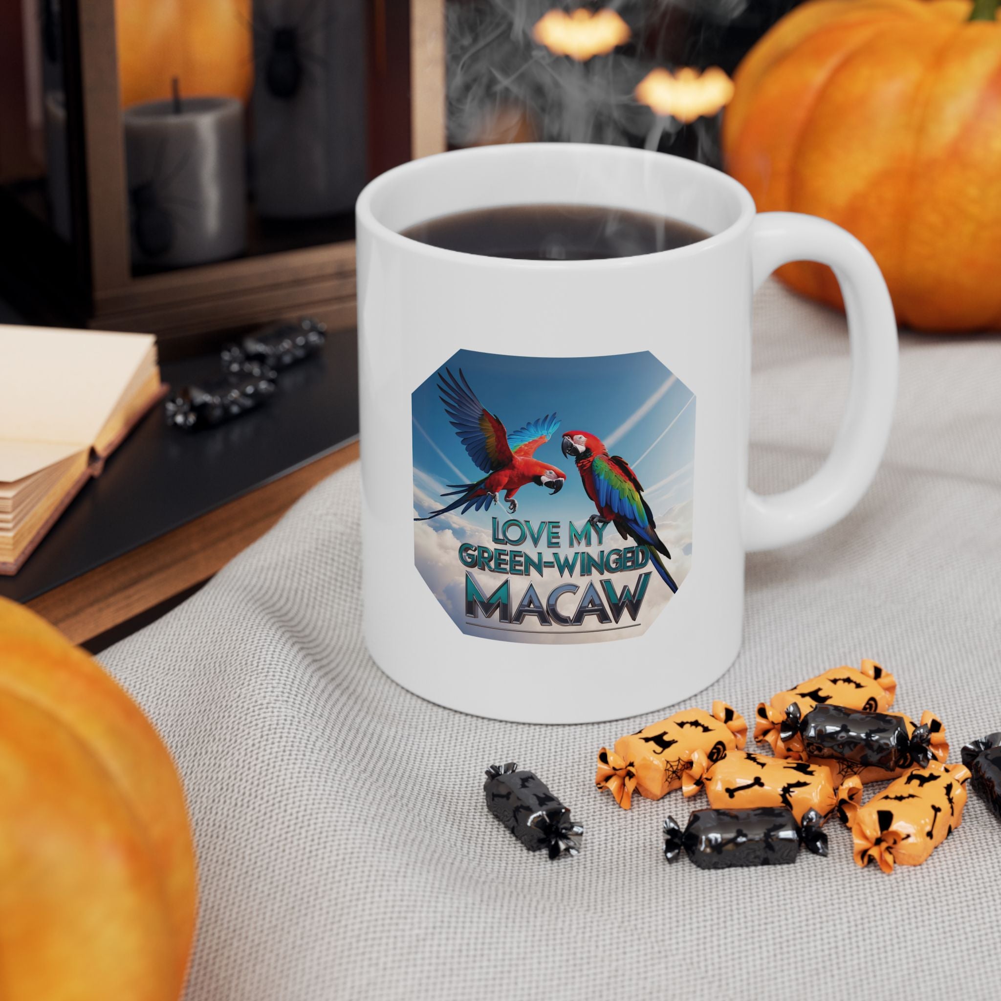 Love My Green-Winged Macaw Mug