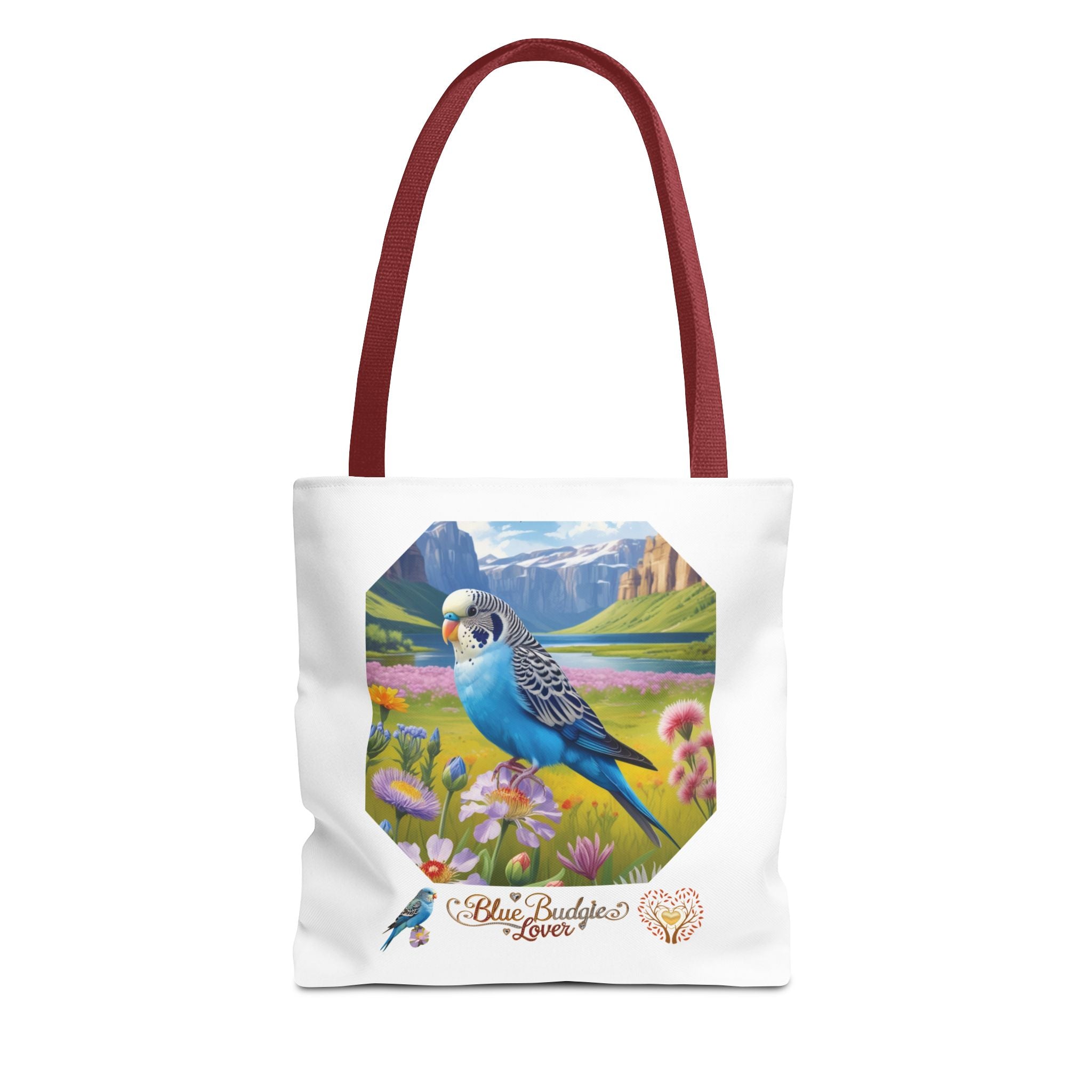 Blue Budgie Lover Nature Scenic Tote Bag
