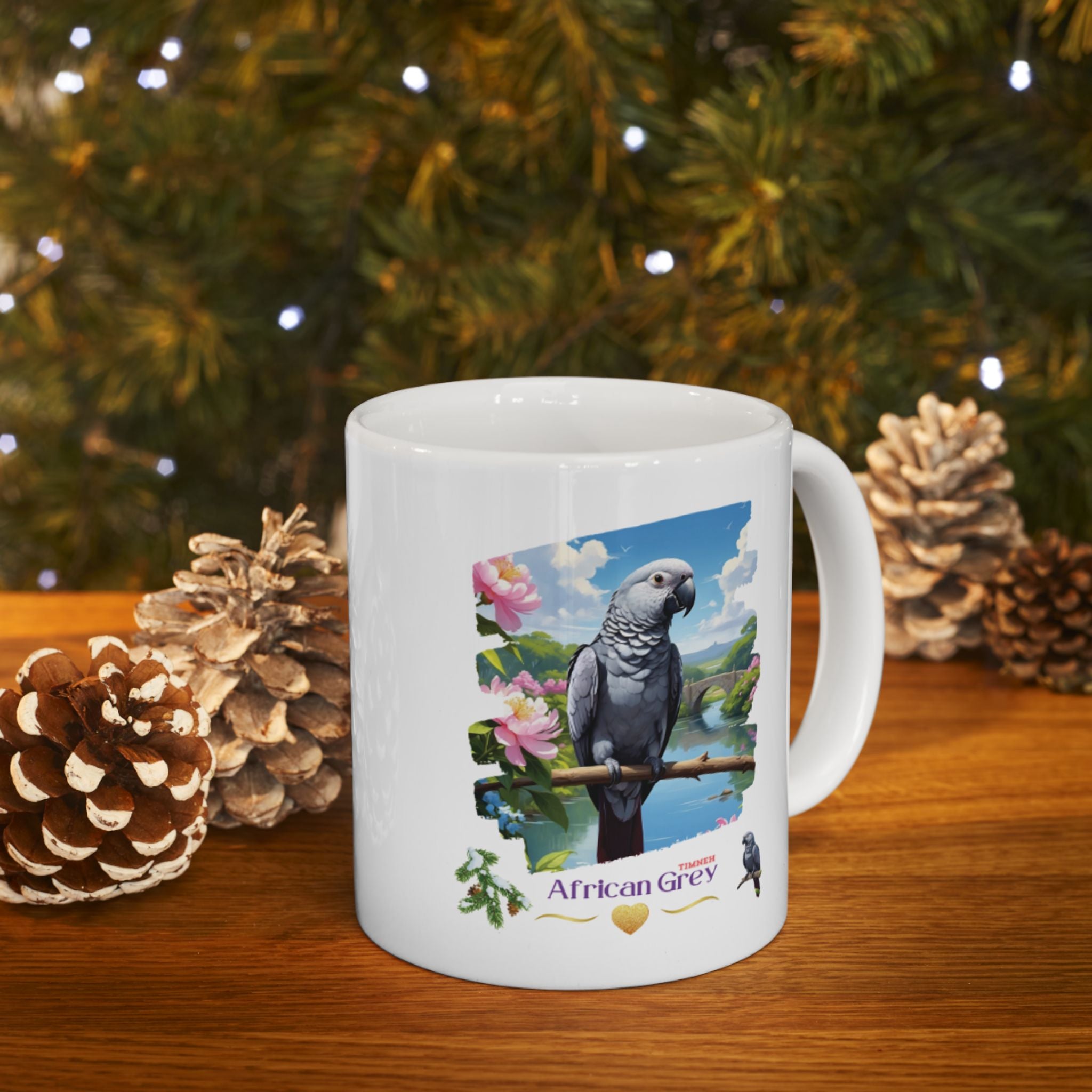 African Grey Timneh Nature Mug