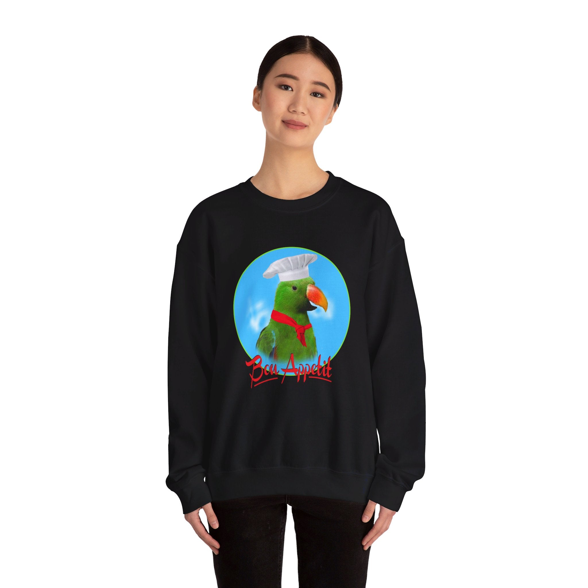 Bon Appetit Green Eclectus Sweatshirt