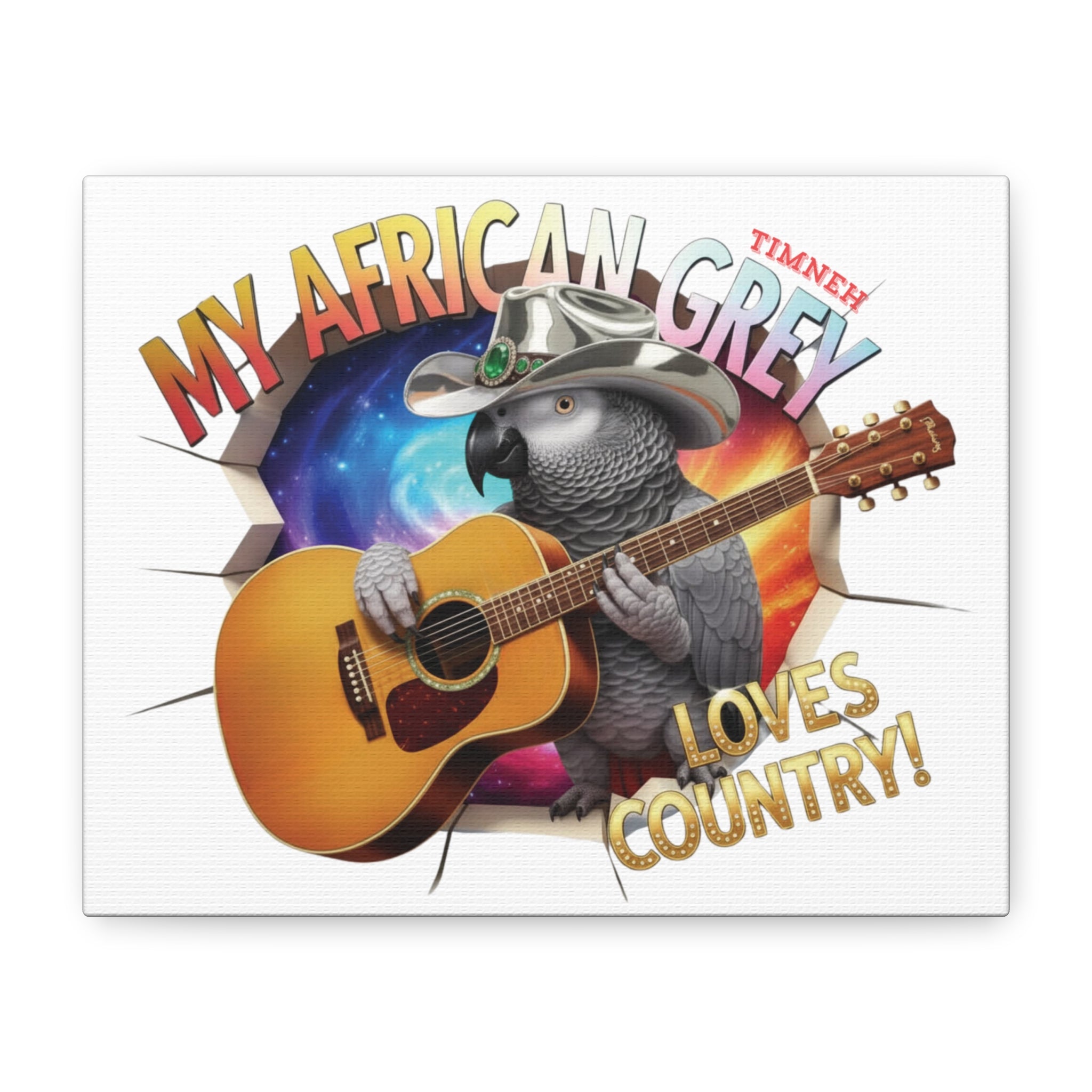 African Grey Loves Country Wall-Hanging