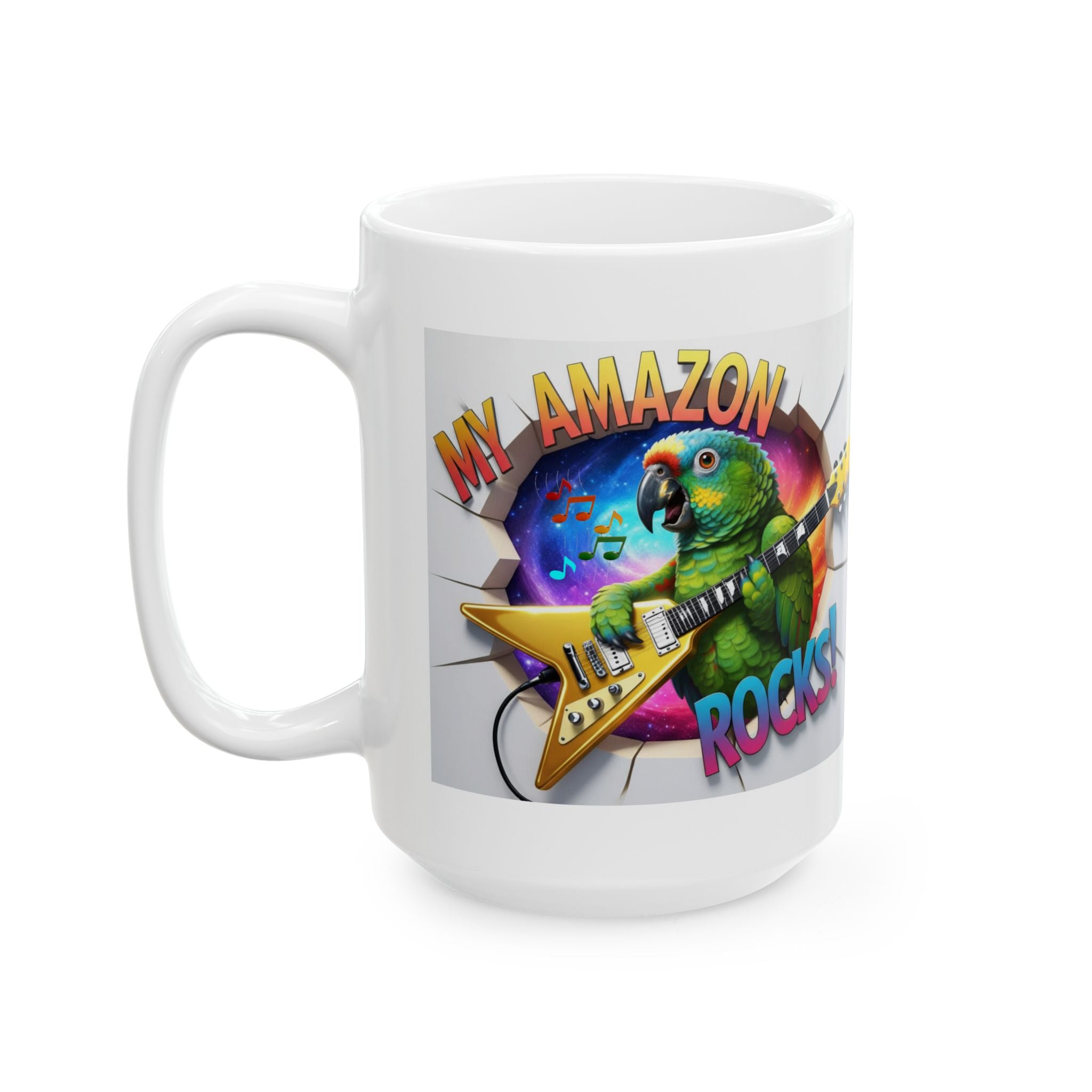 My Amazon Rocks Guitar Mug
