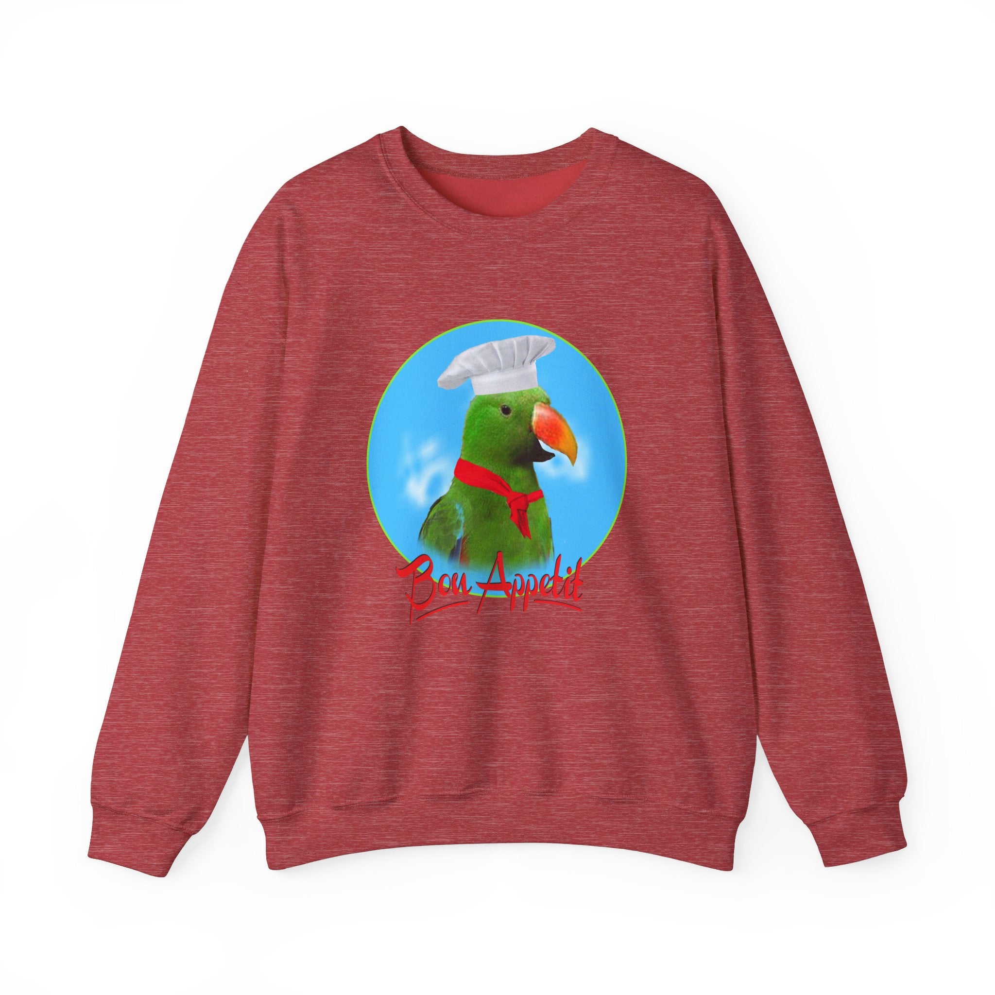 Bon Appetit Green Eclectus Sweatshirt
