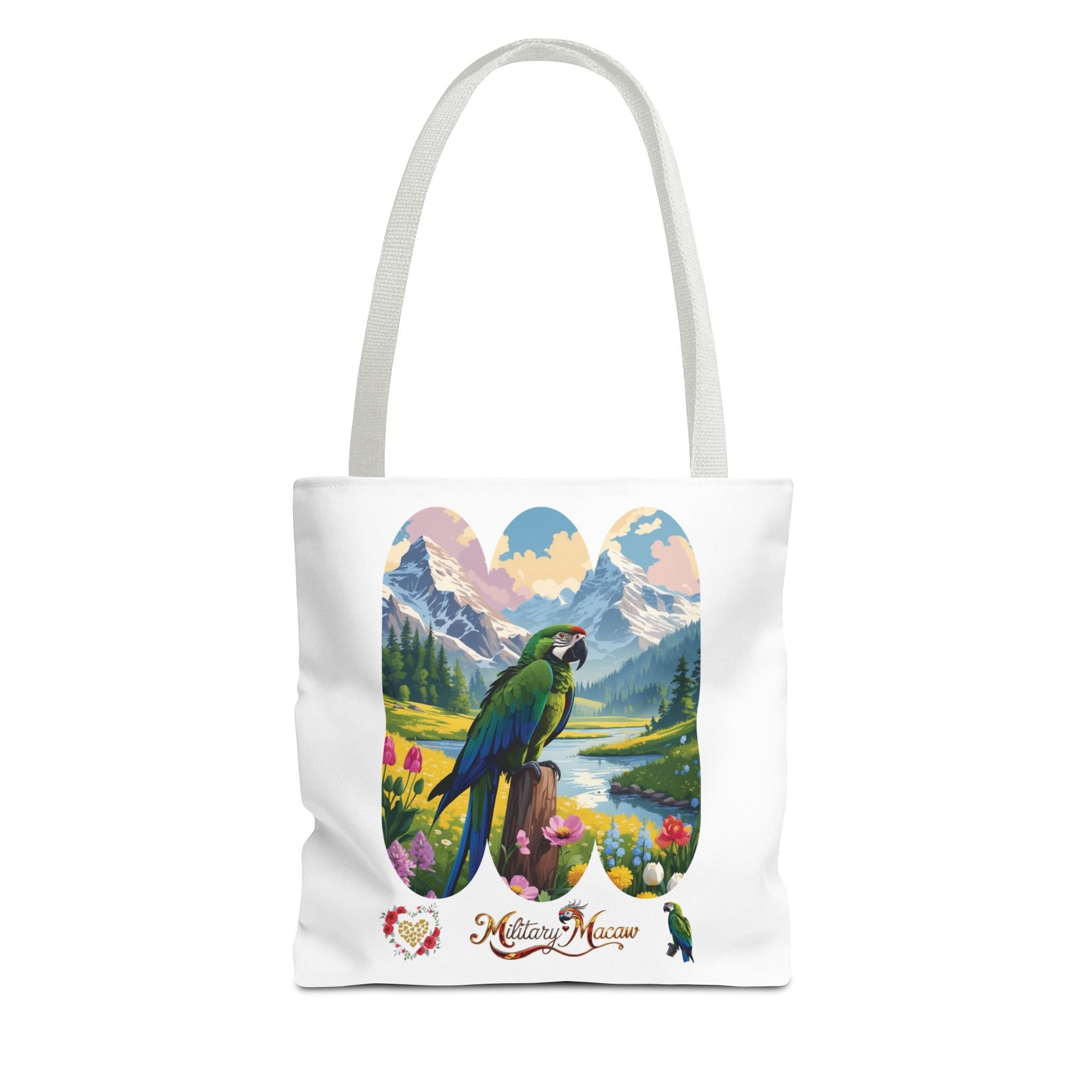 Military Macaw Mountain Tote Bag