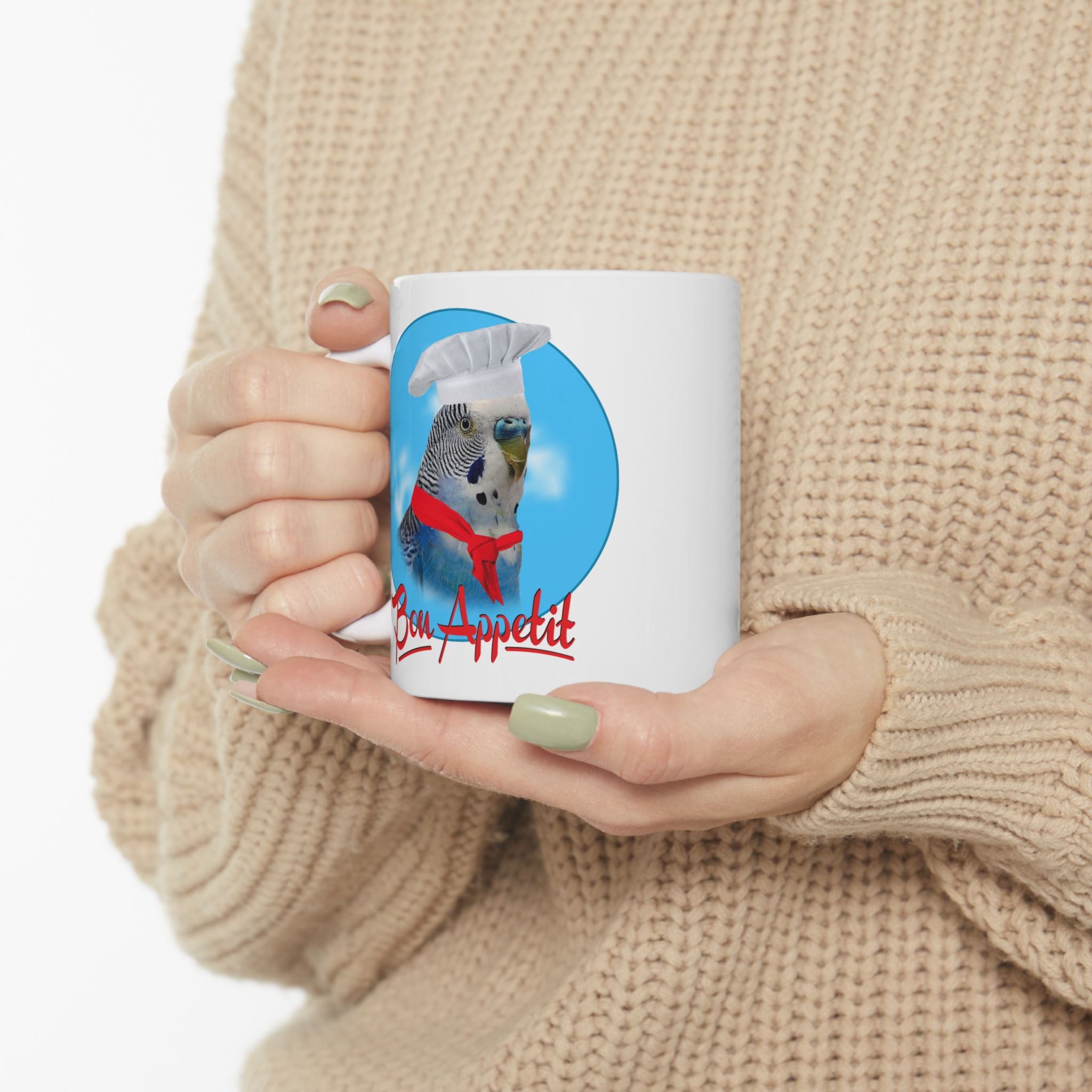 Blue Budgie Bon Appetit Mug