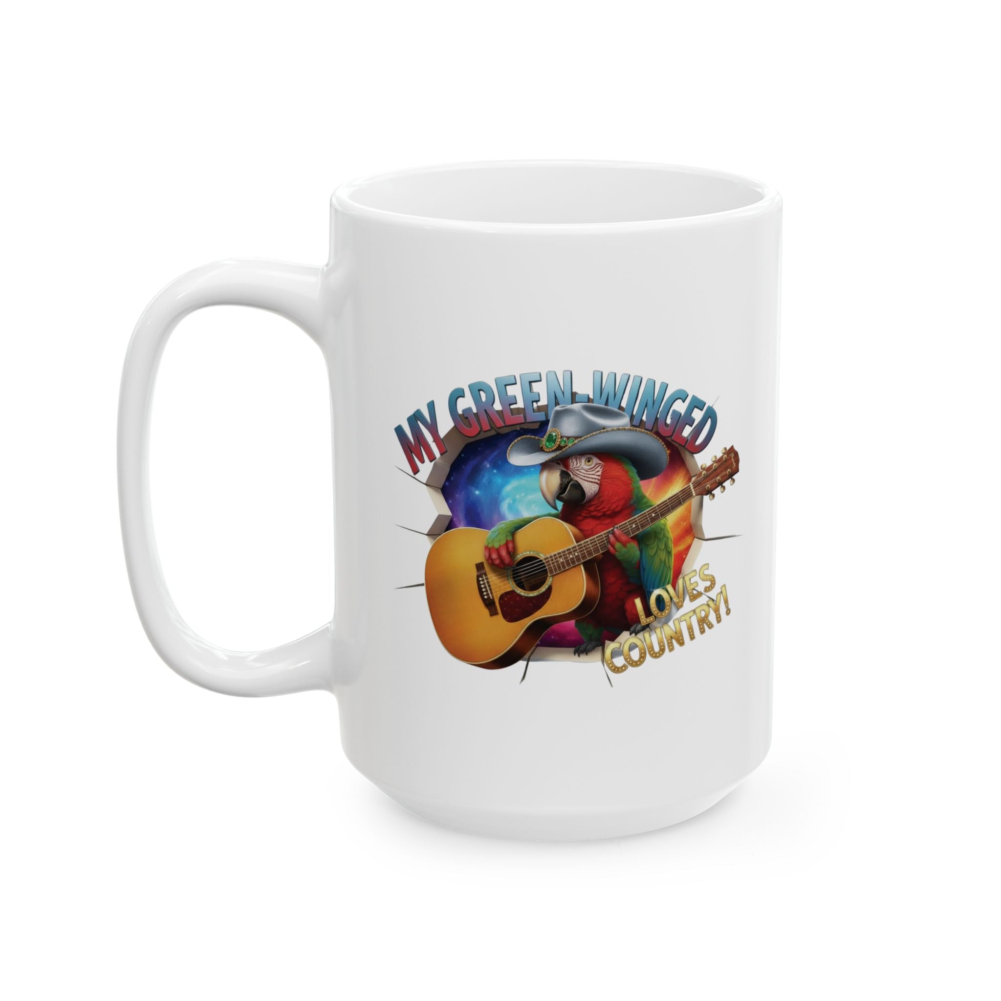 Green Winged Macaw Breakthrough Mug