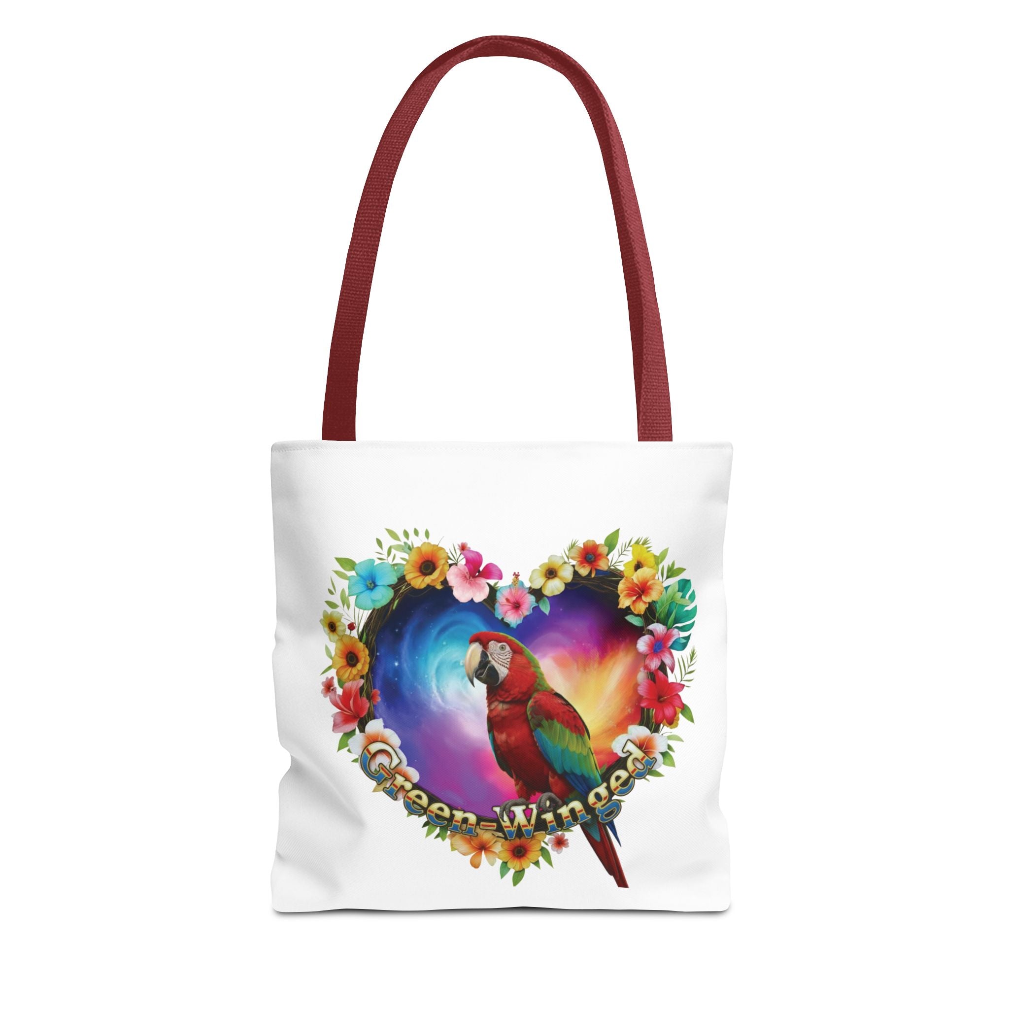 Colorful Green Winged Tote Bag
