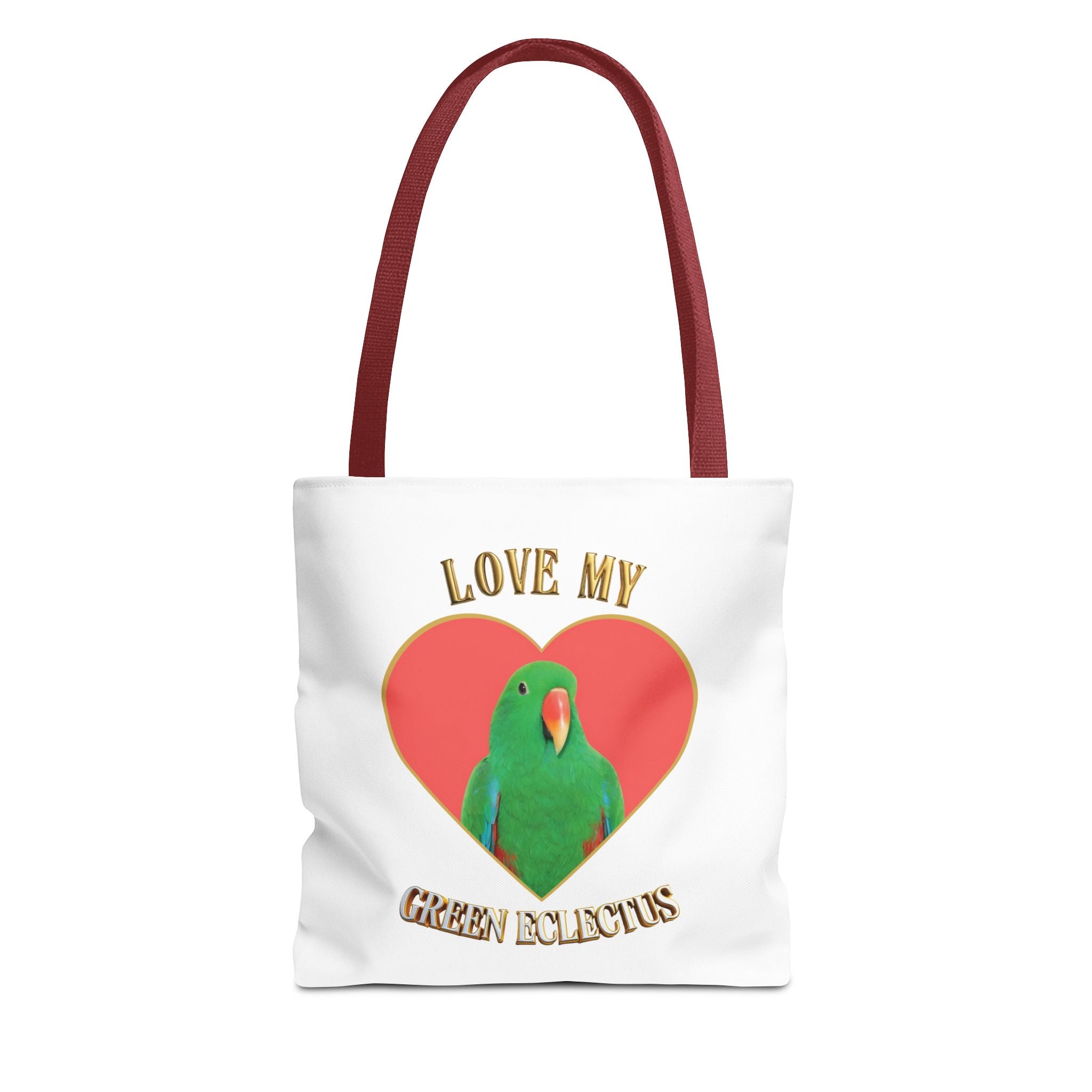 Green Eclectus Tote Bag