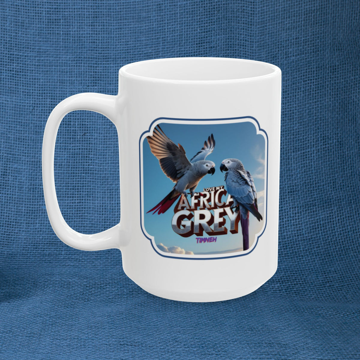 Love My African Grey Timneh Mug