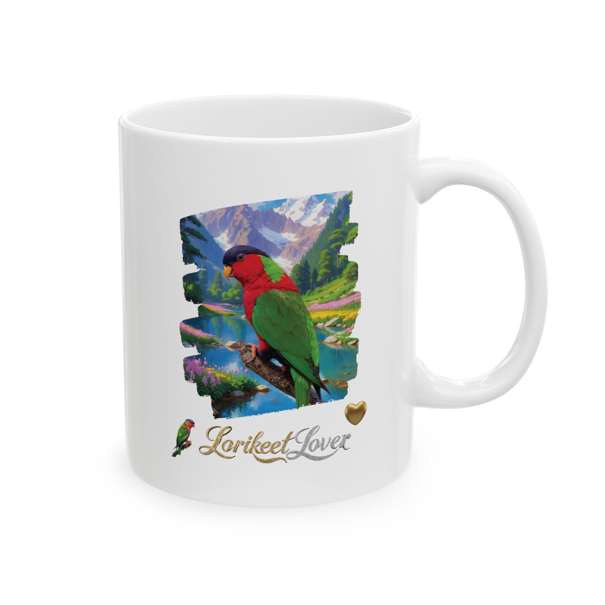 Lorikeet Lover Scenic Mug