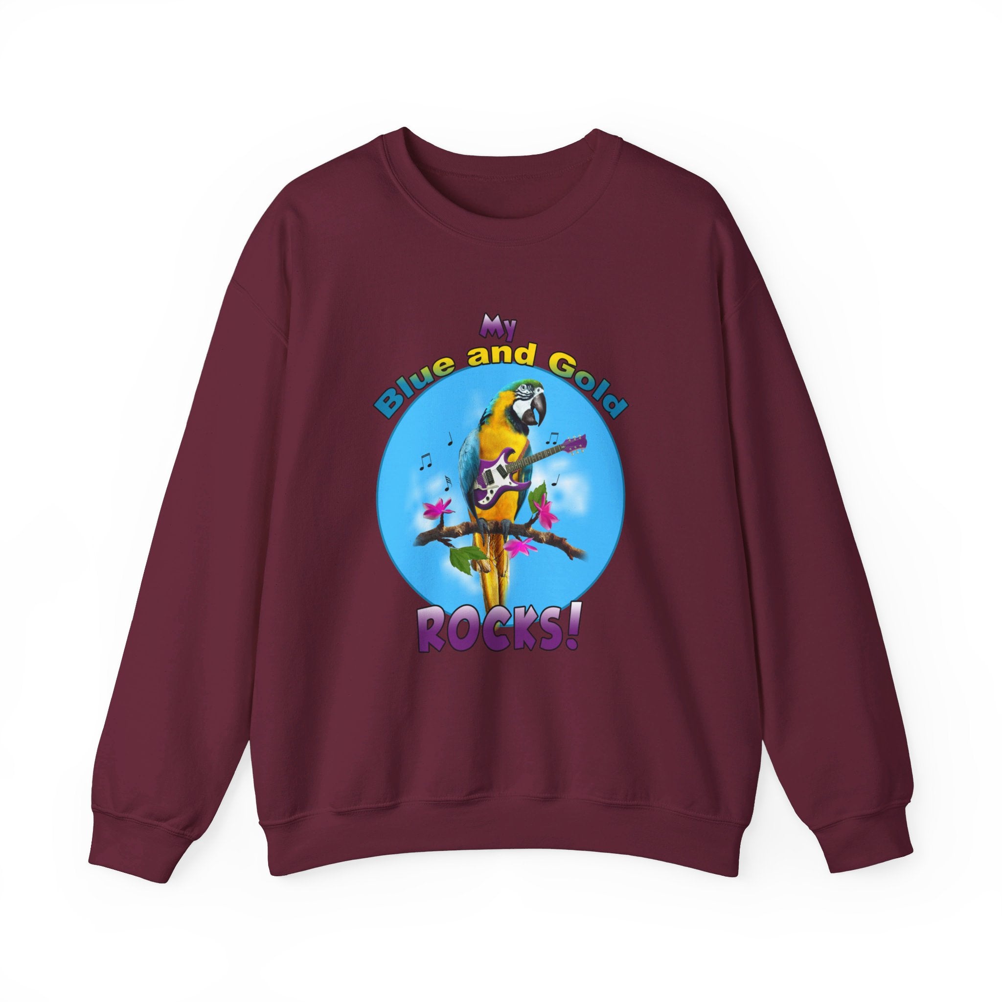 My Blue And Gold Rocks Guitar Sweatshirt
