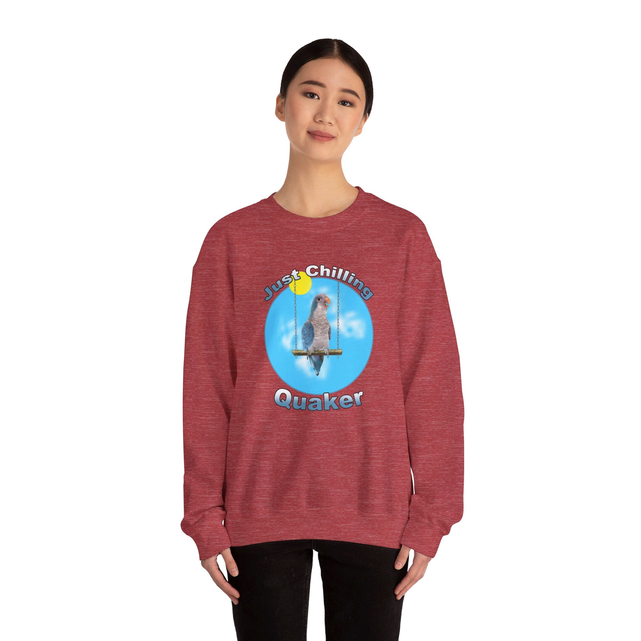 Just Chilling Swing Blue Quaker Sweatshirt