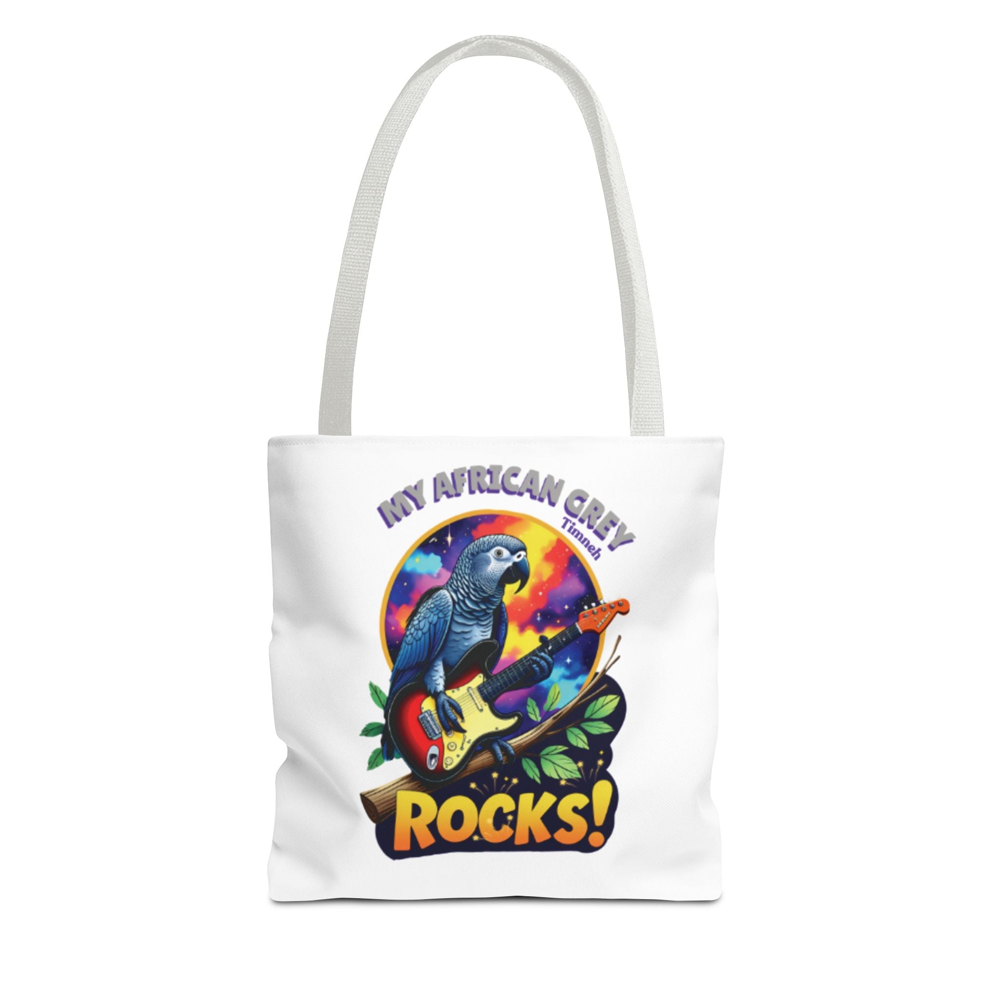 African Grey Timneh Rocks Tote Bag