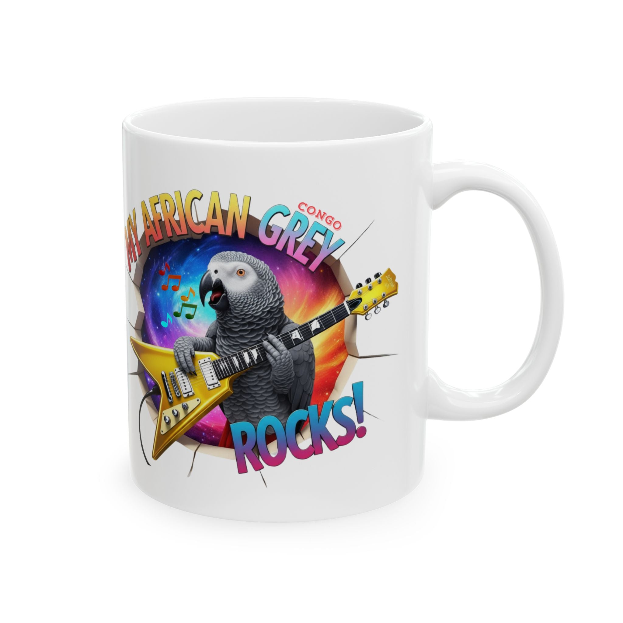My African Grey Congo Rocks Mug