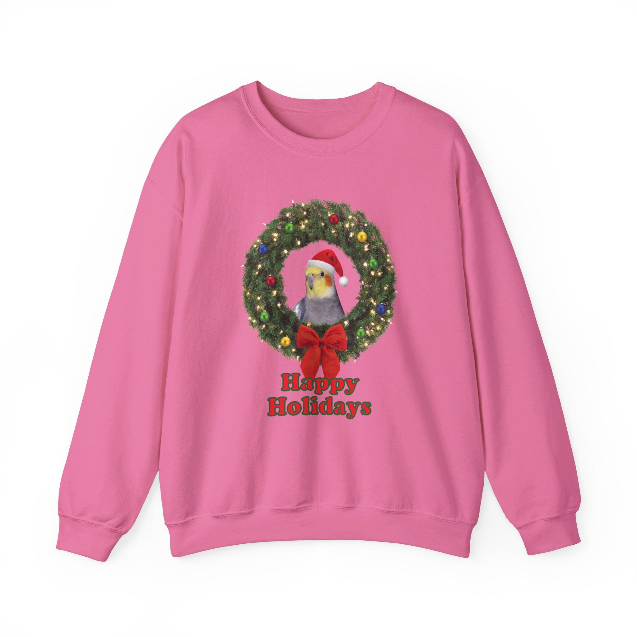 Happy Christmas Holidays Cockatiel Sweatshirt