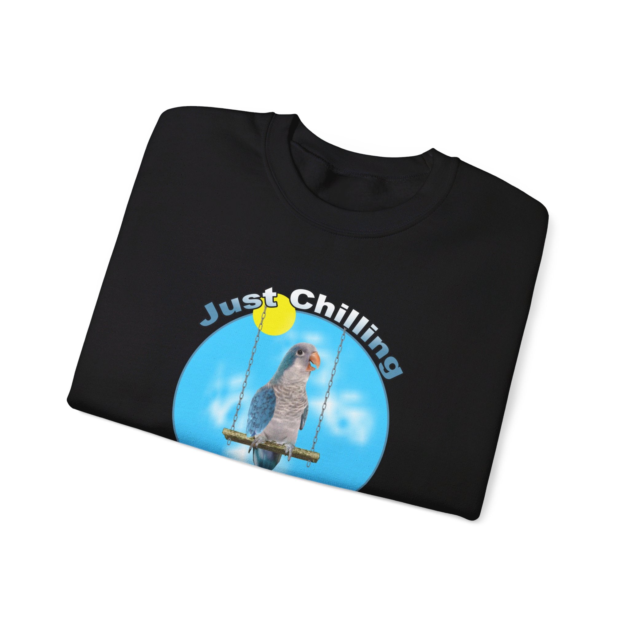 Just Chilling Swing Blue Quaker Sweatshirt