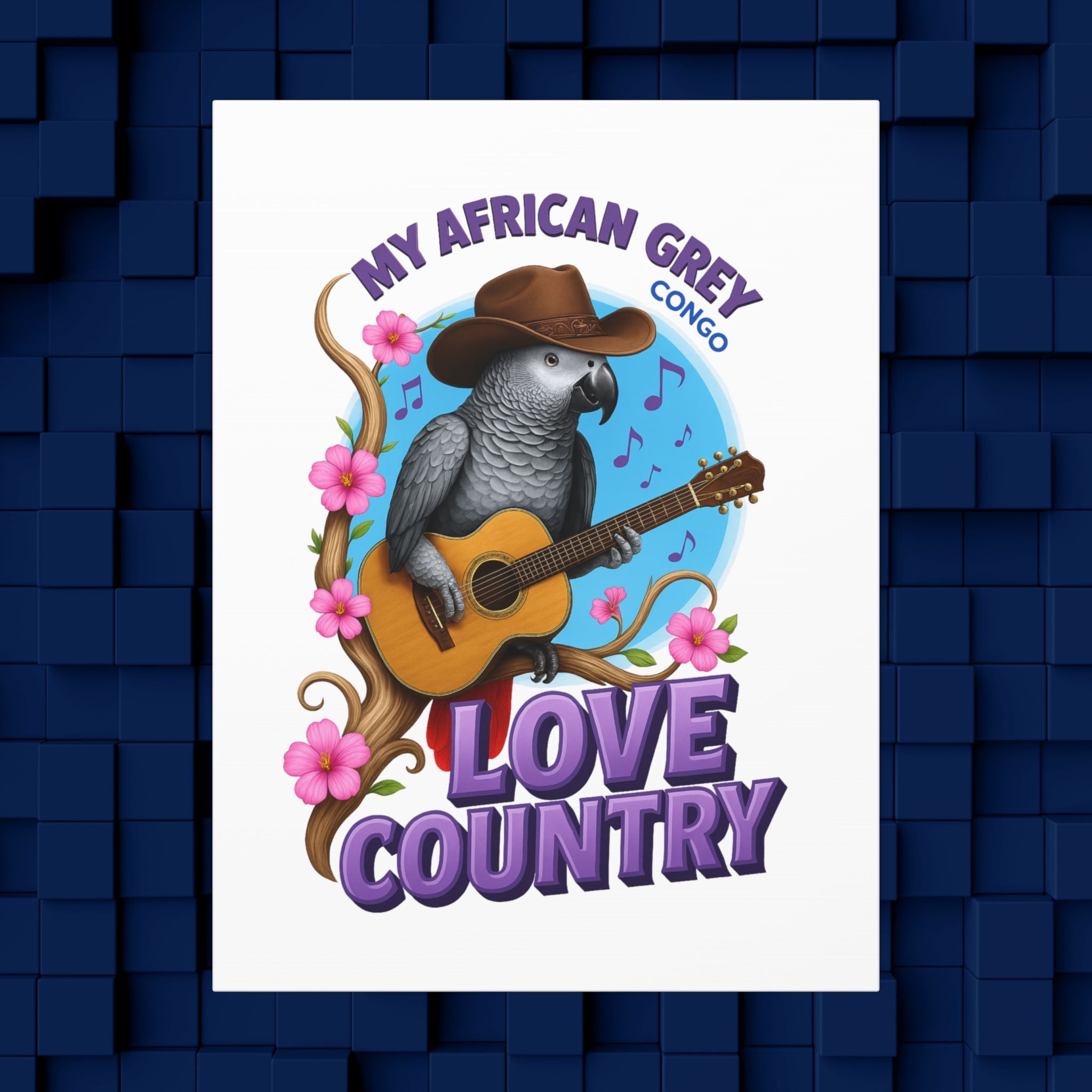 African Grey Congo Wall Hangings