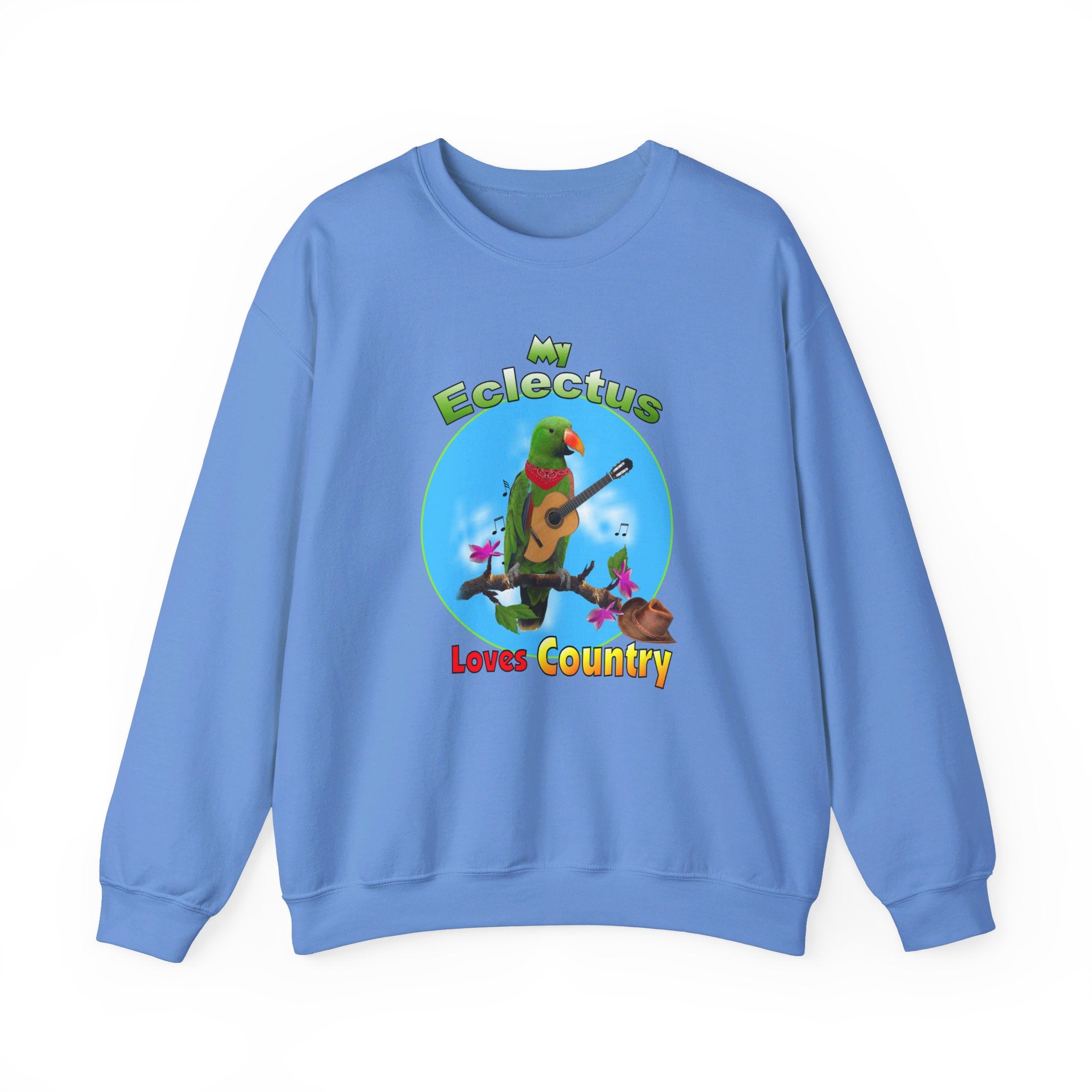 My Green Eclectus Loves Country Sweatshirt