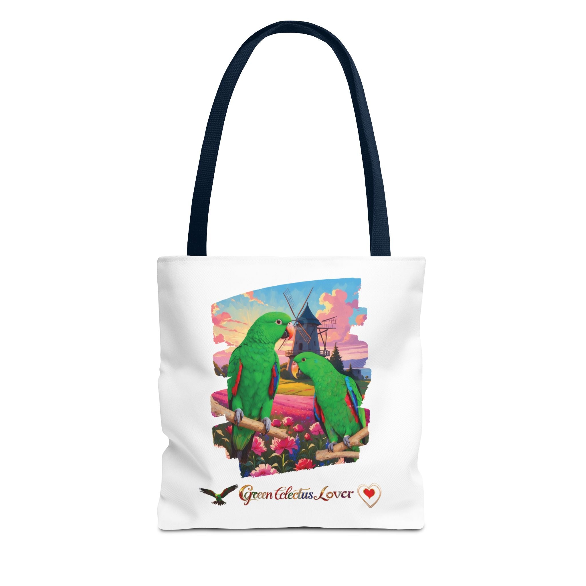Green Eclectus Tote Bag