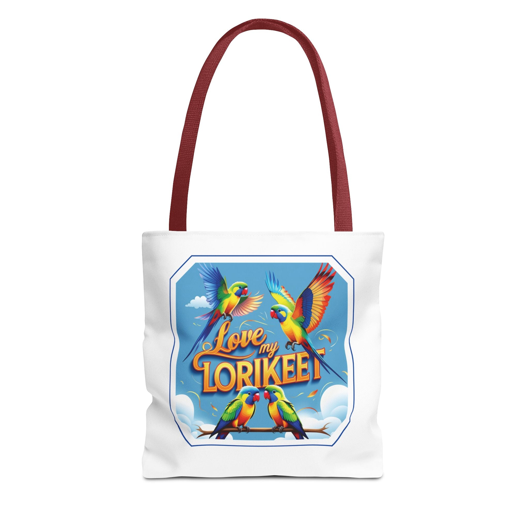 Love My Rainbow Lorikeet Tote Bag