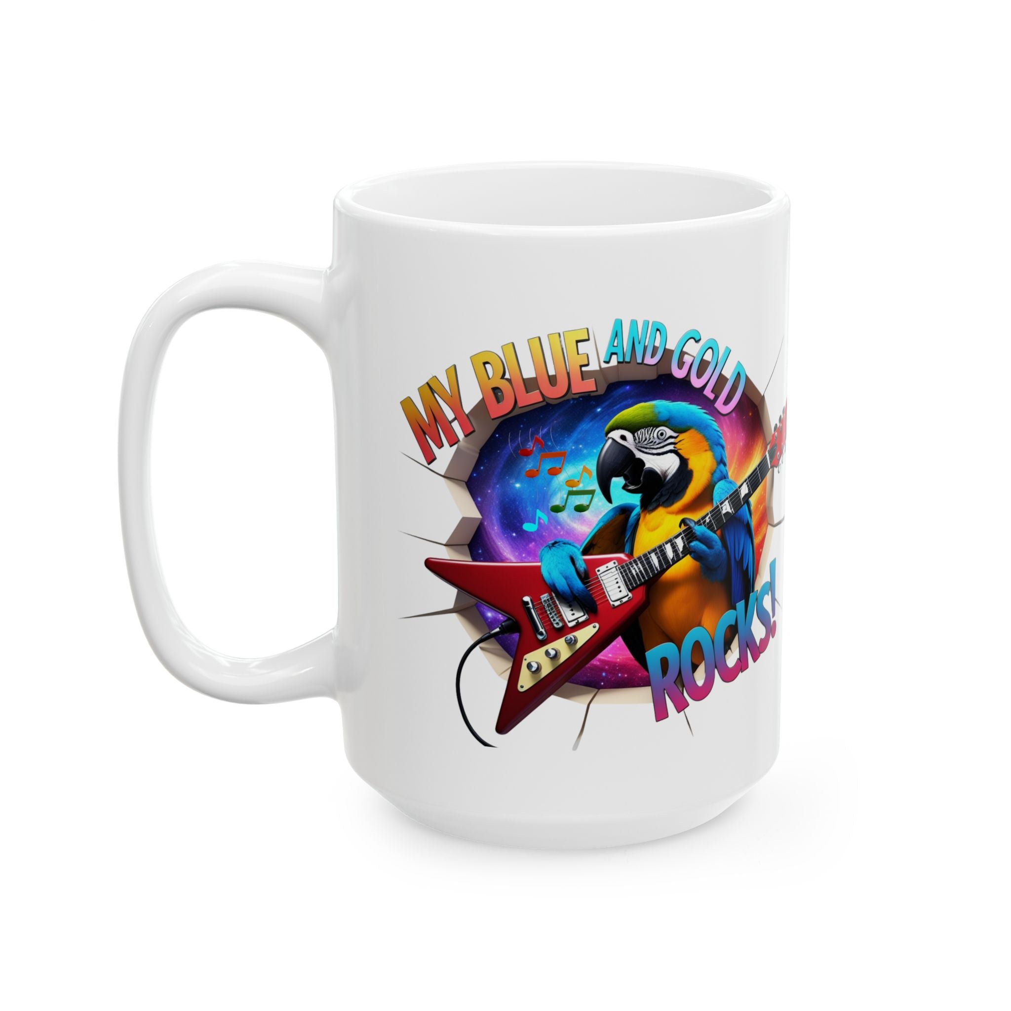 My Blue and Gold Macaw Rocks Mug