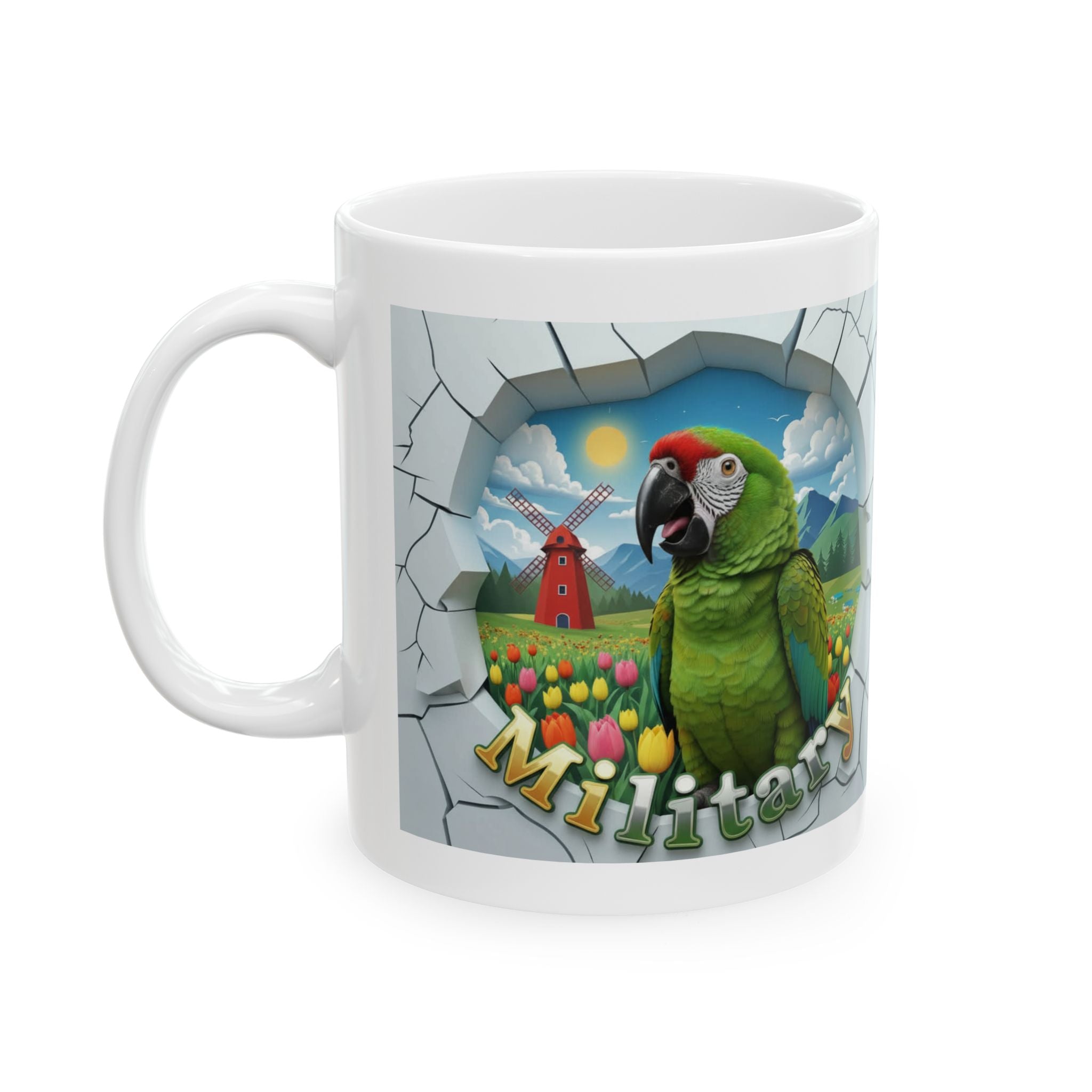 Military Meadow Scenic Mug