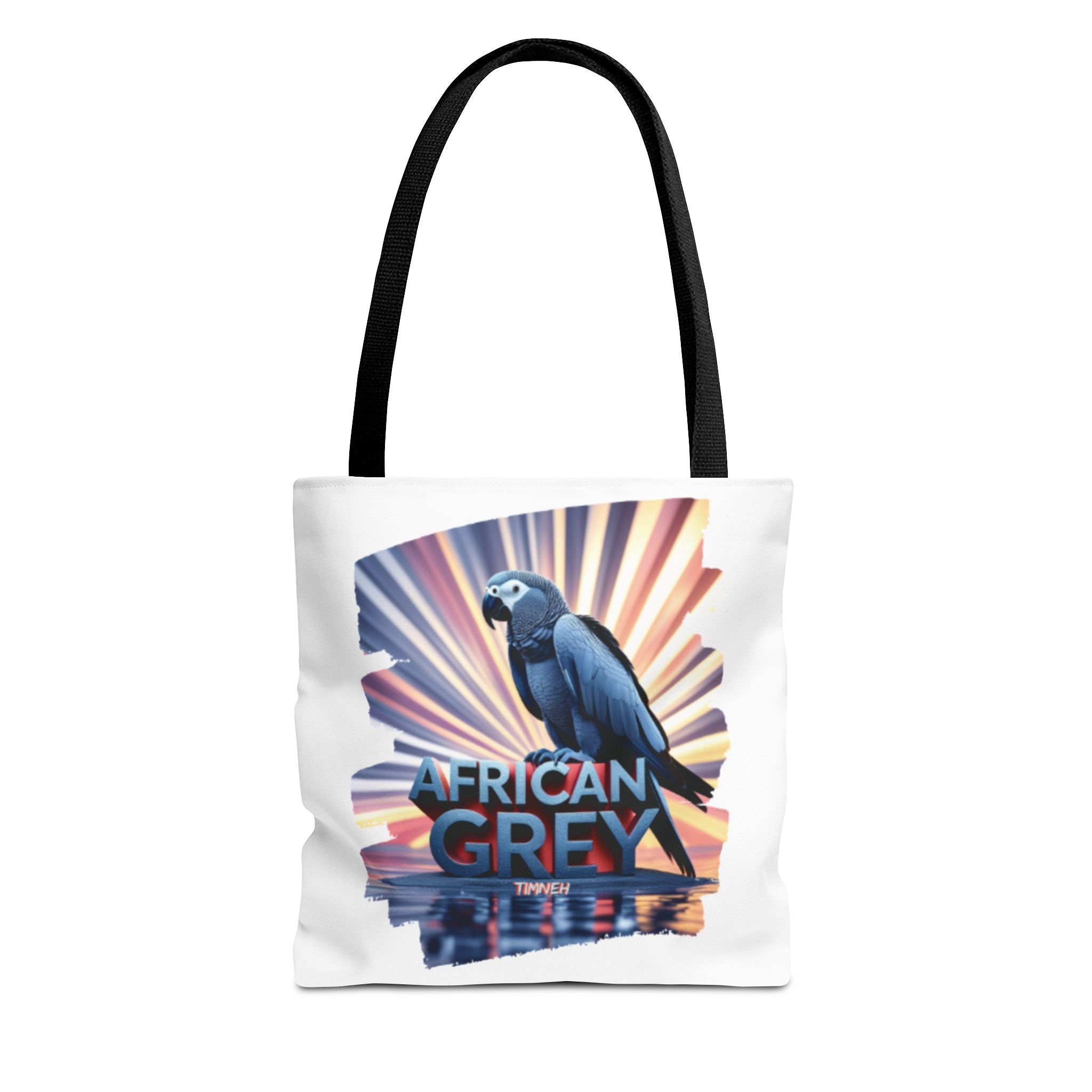 Rainbow African Grey Timneh Tote Bag
