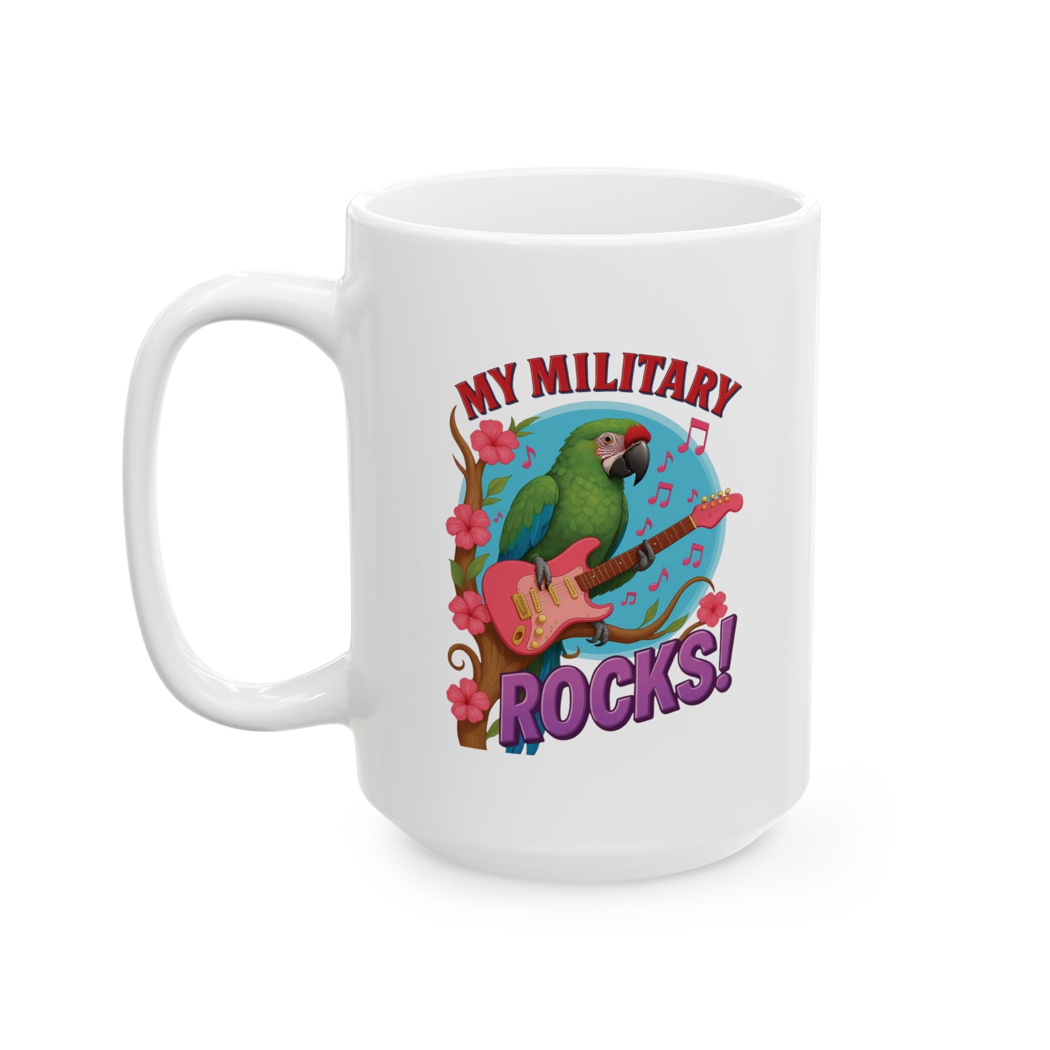 My Green Military Rocks Music Mug