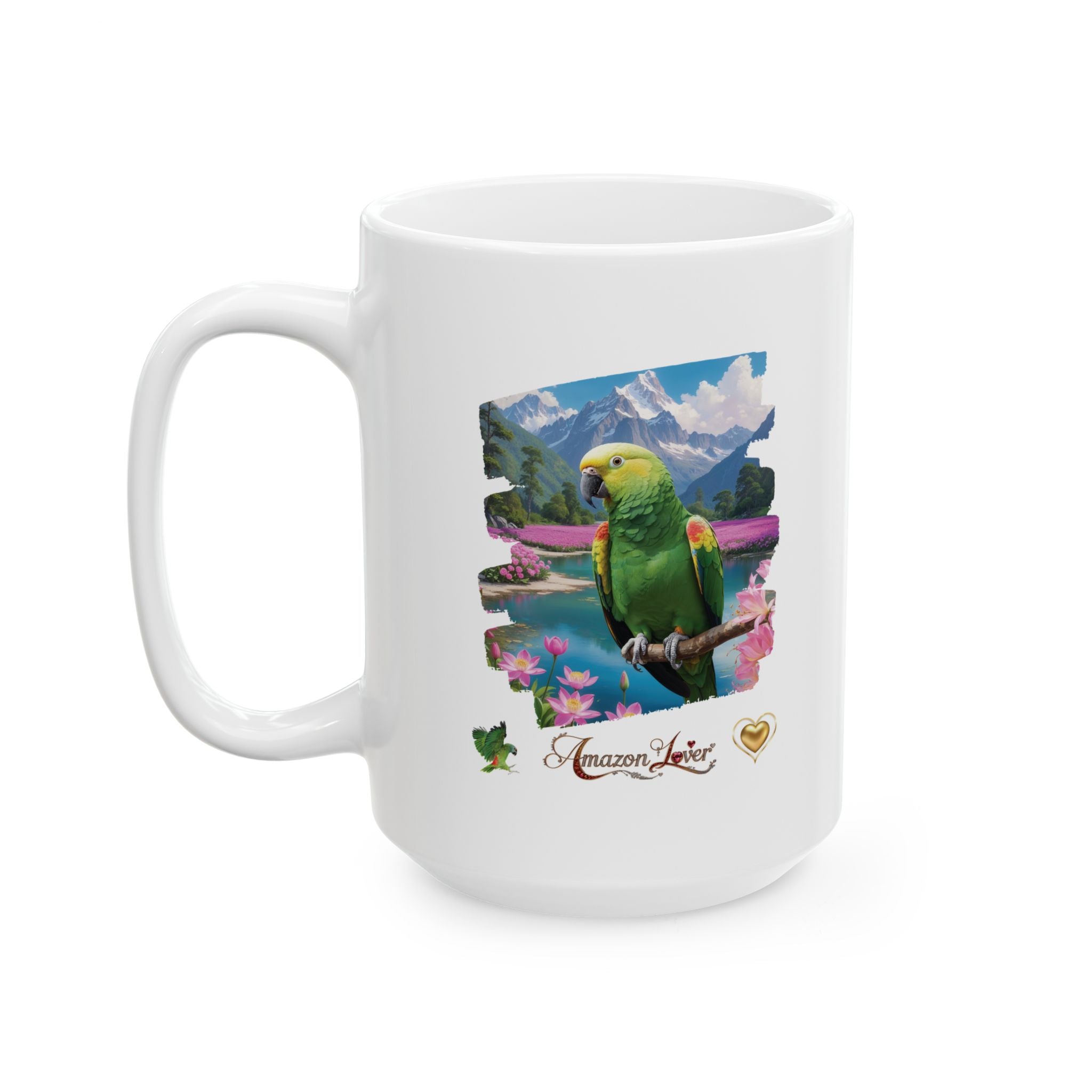 Amazon Lover Floral Lake Mug