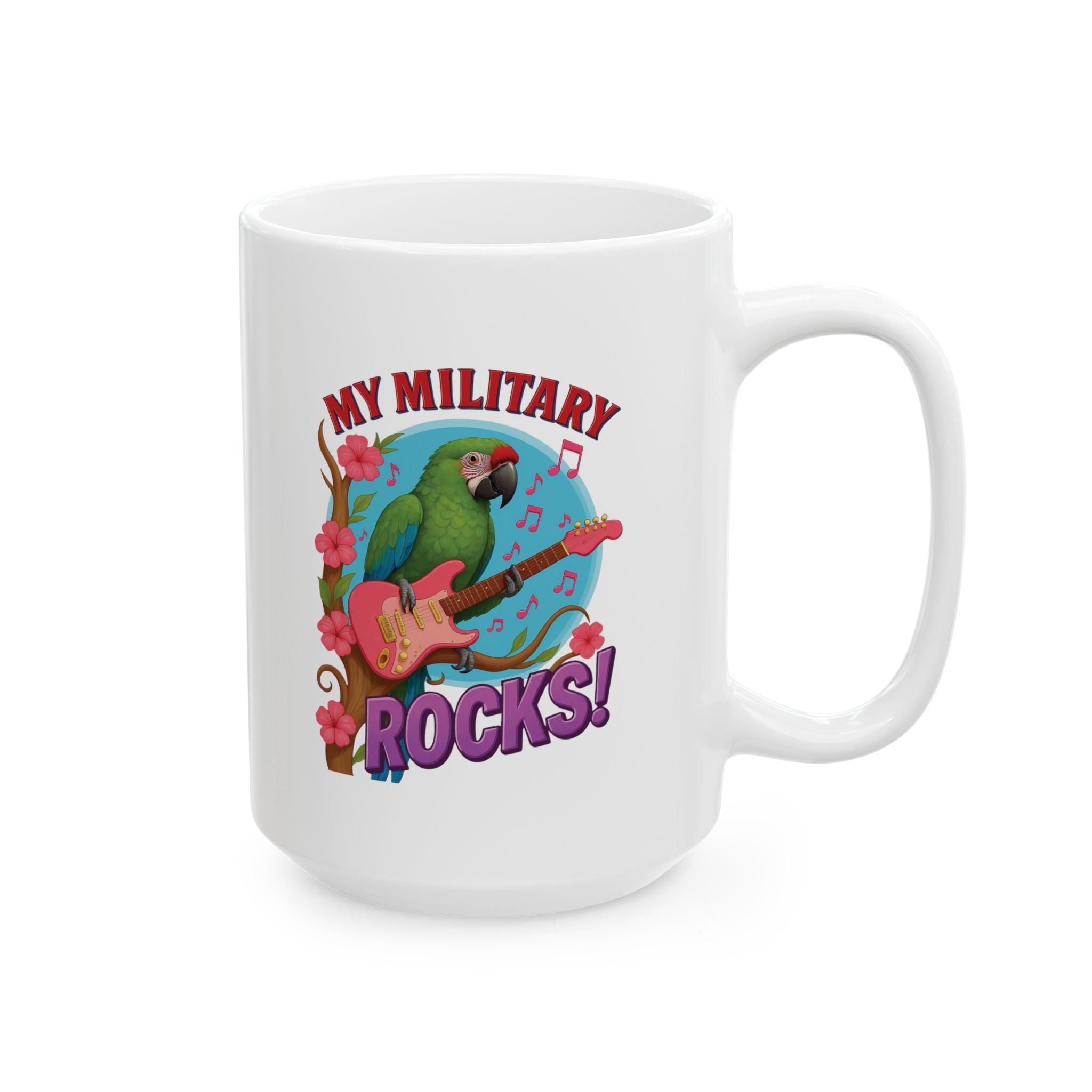 My Green Military Rocks Music Mug