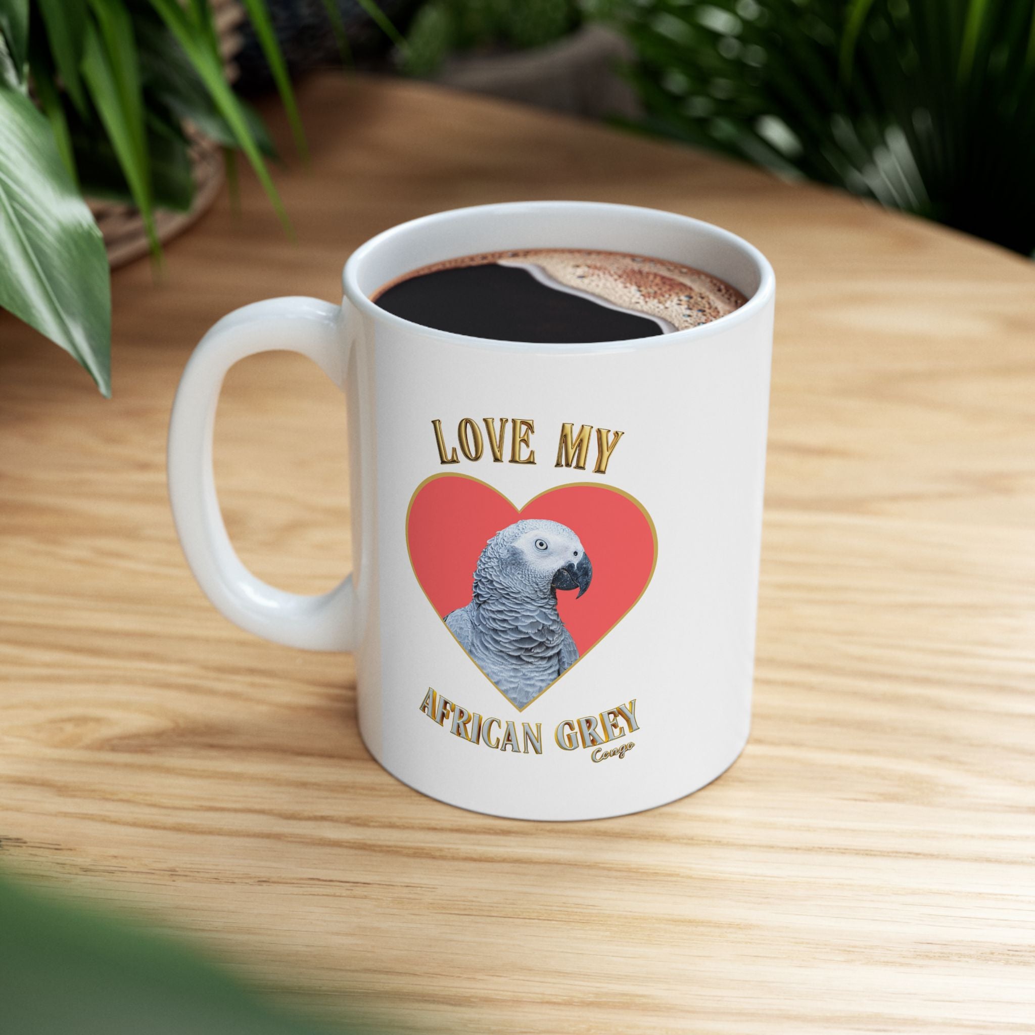 African Grey Congo Mug